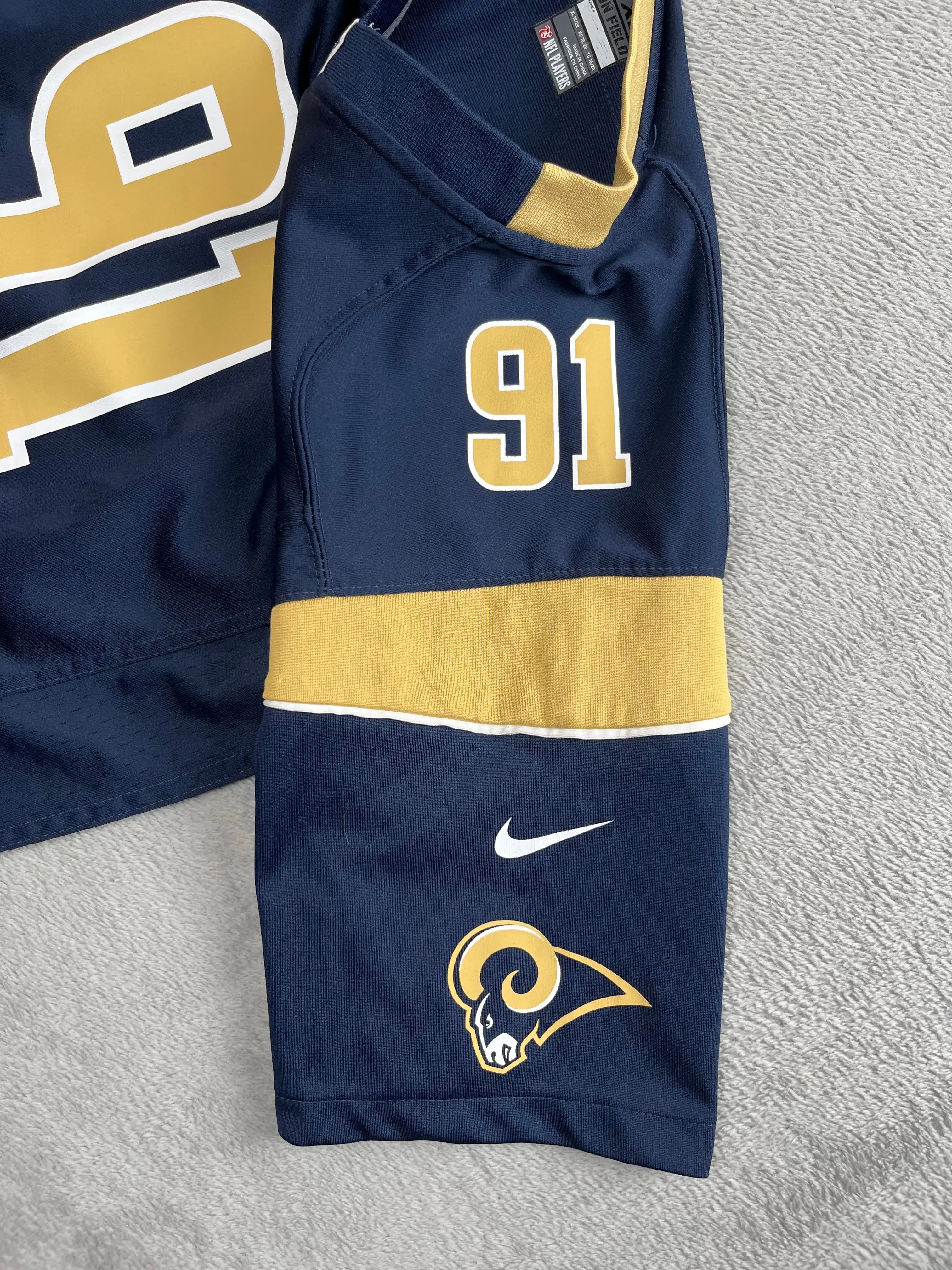 Chris Long #91 - Saint Louis Rams Home 2011-2015 - Nike (S) (XL Youth) - Maillot NFL