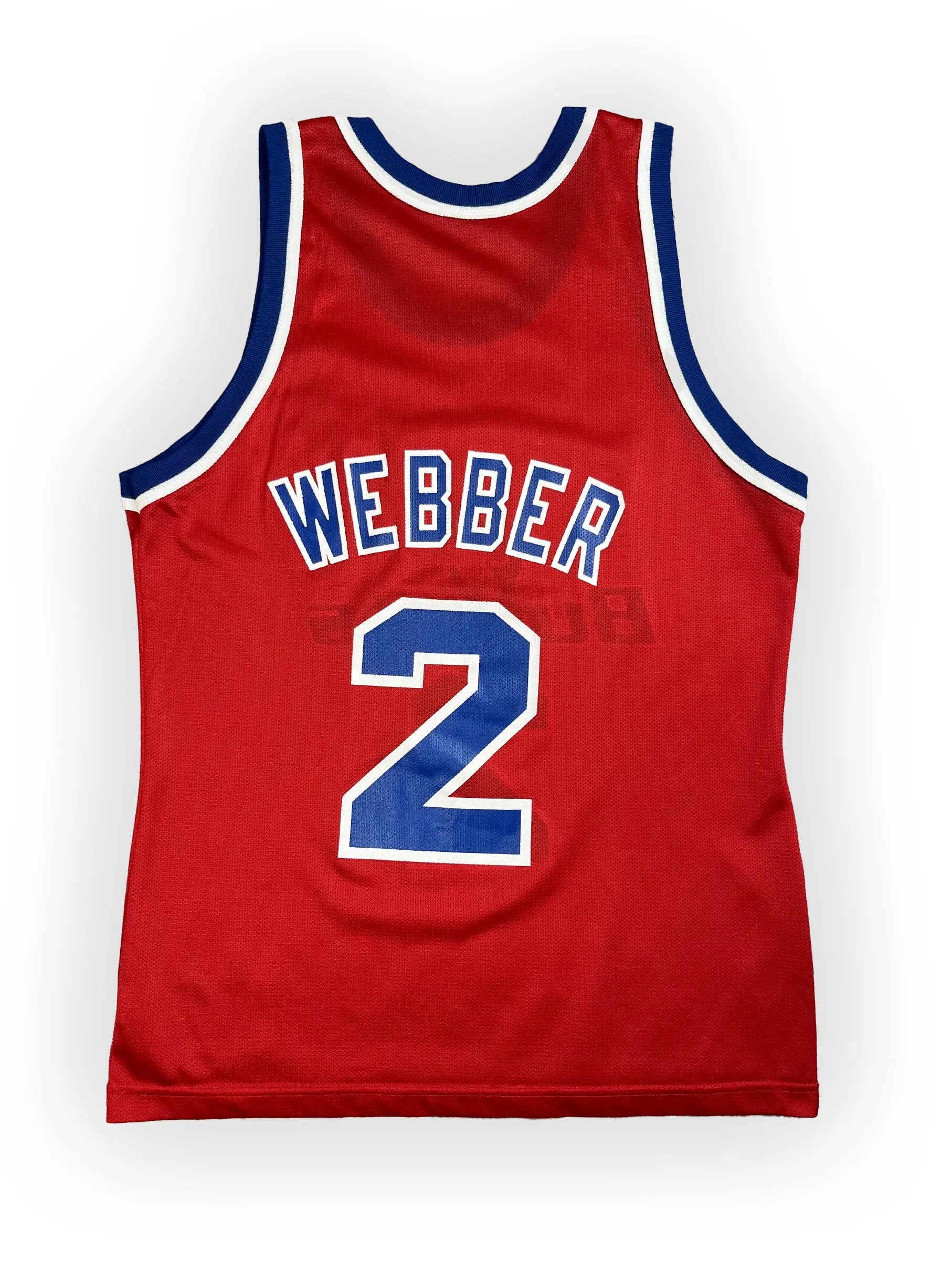 Chris Webber #2 - Washington Bullets (Wizards) Away 1995 - Champion (M) - Maillot NBA Champion