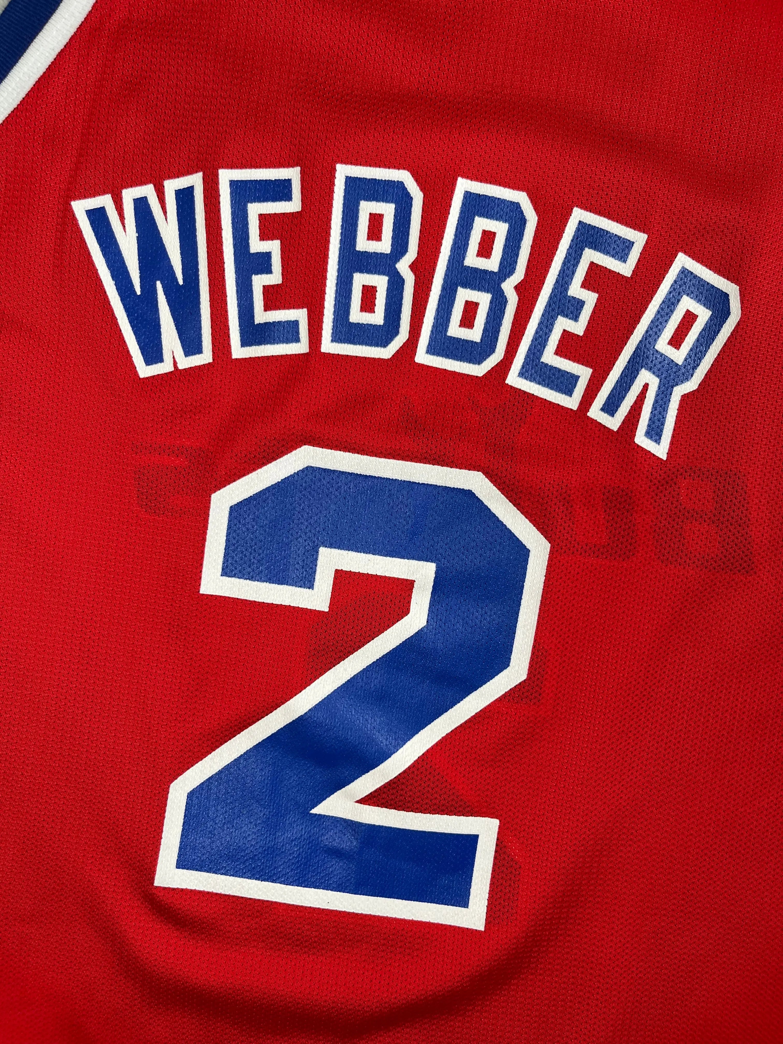 Chris Webber #2 - Washington Bullets (Wizards) Away 1995 - Champion (M) - Maillot NBA Champion