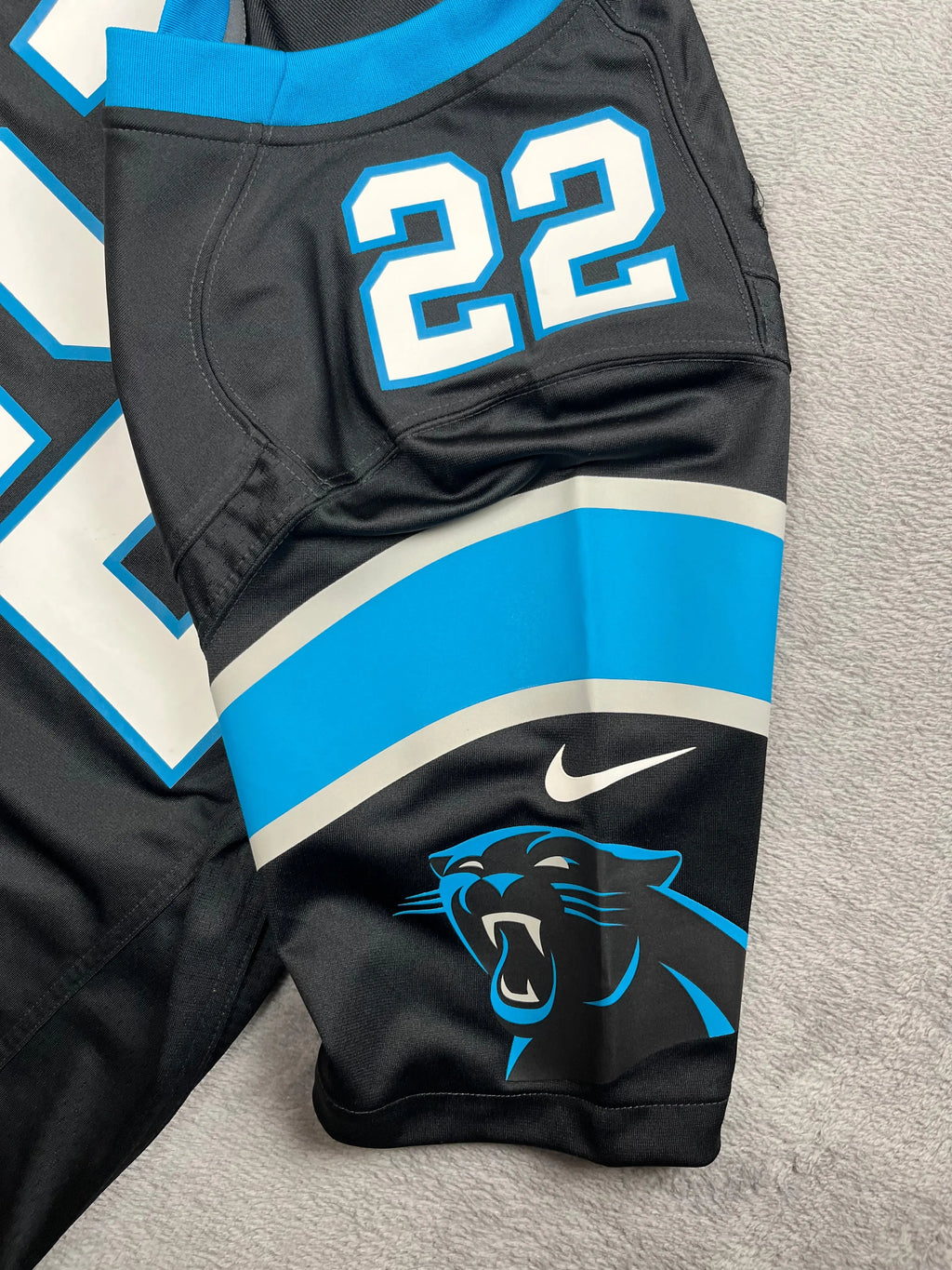 Christian McCaffrey #22 - Carolina Panthers Home 2017-2022 - Nike (S) - Maillot NFL Nike