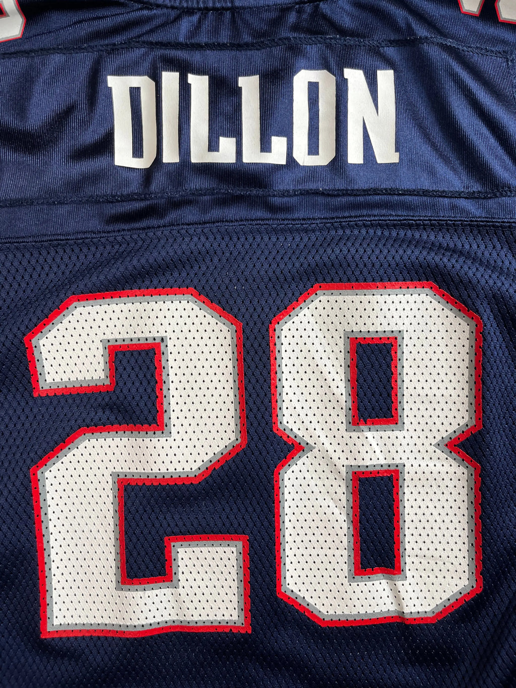 Corey Dillon #28 - New England Patriots Home 2004-2006 - Reebok (S) - Maillot NFL