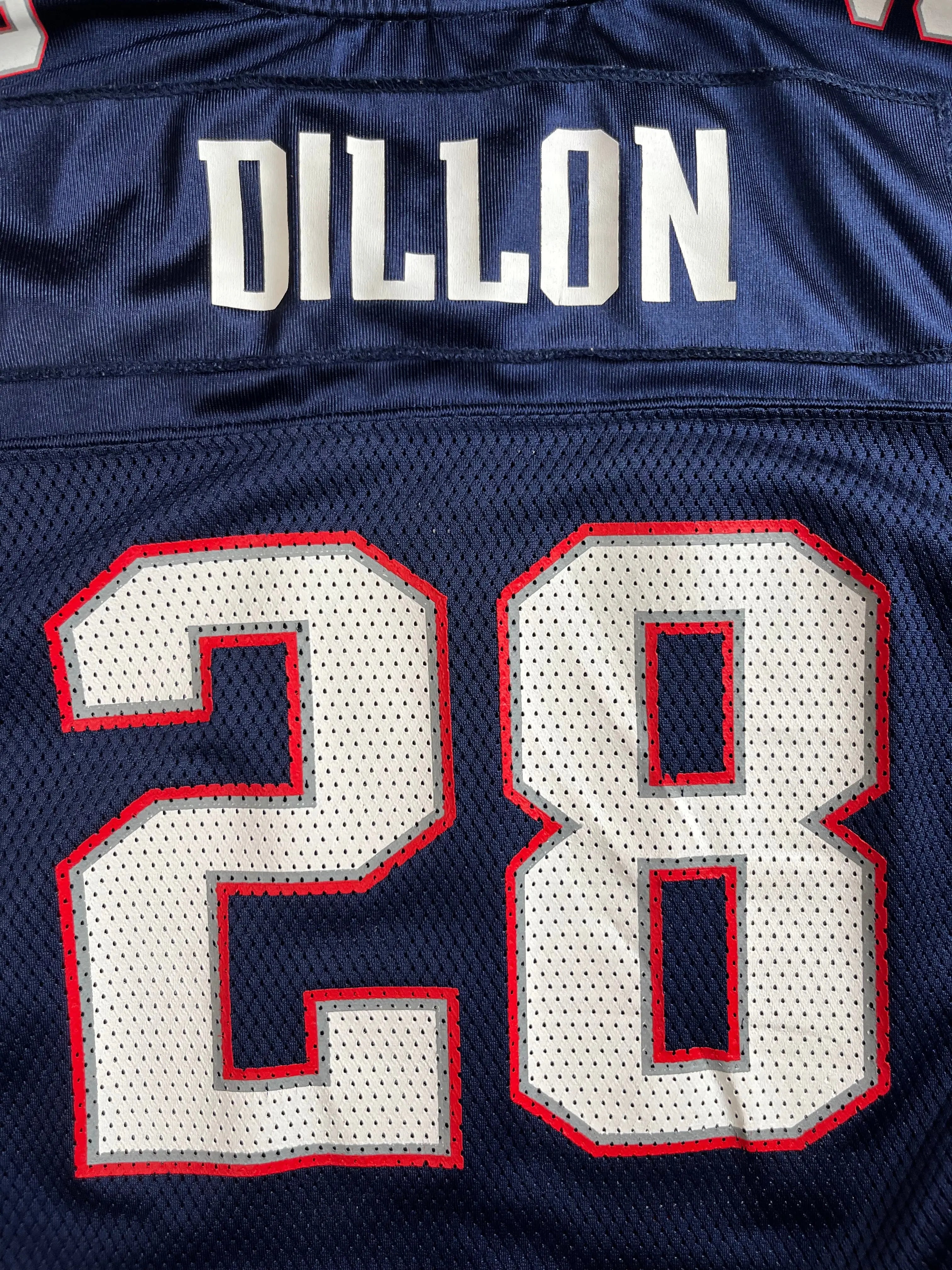 Corey Dillon #28 - New England Patriots Home 2004-2006 - Reebok (S) - Maillot NFL