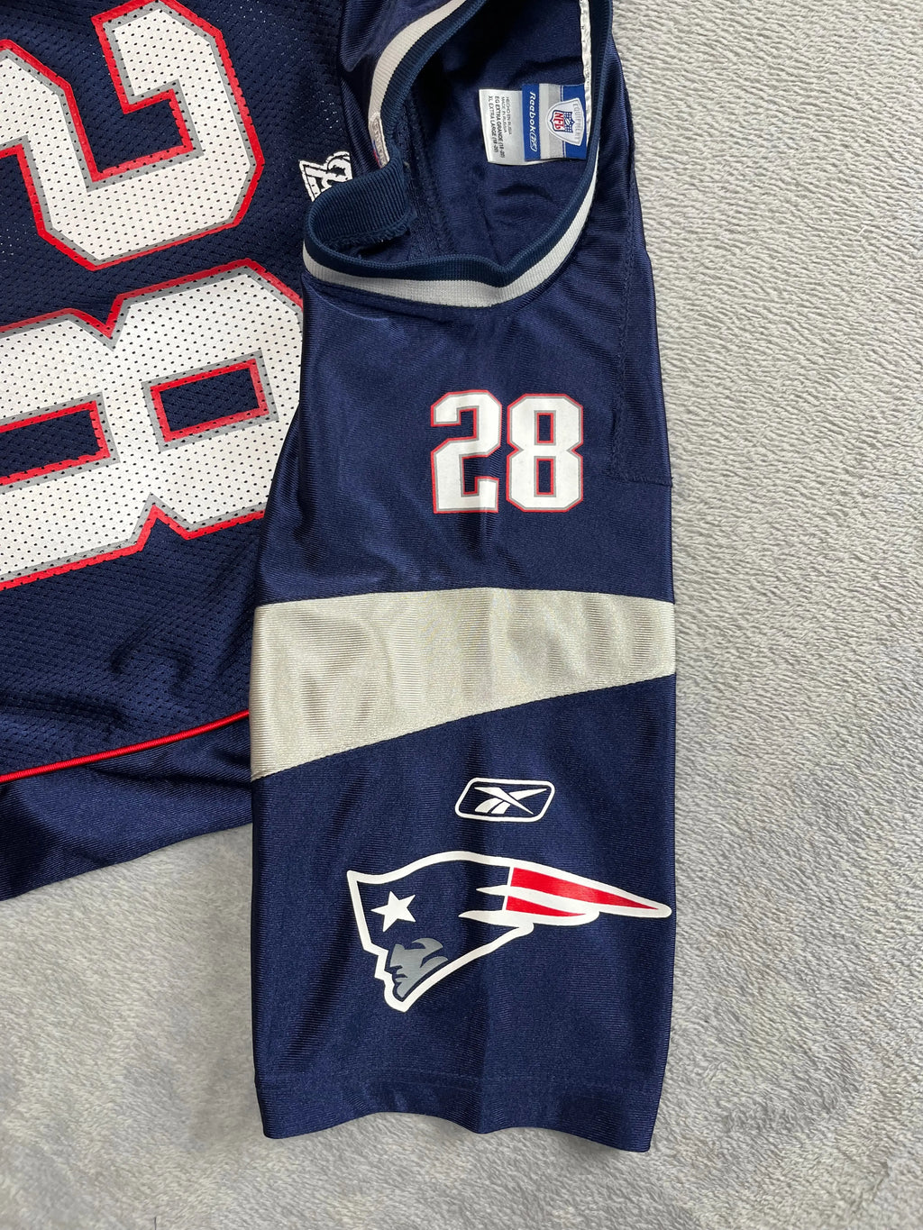 Corey Dillon #28 - New England Patriots Home 2004-2006 - Reebok (S) - Maillot NFL