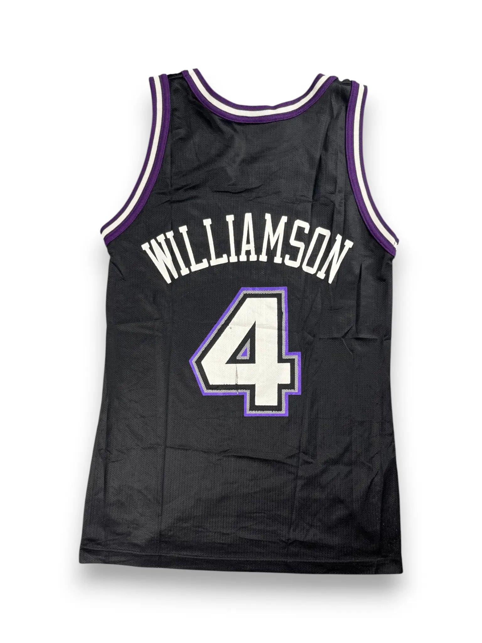 Corliss Williamson #4 - Sacramento Kings Away 1996-2000 - Champion (S/M) - Maillot NBA