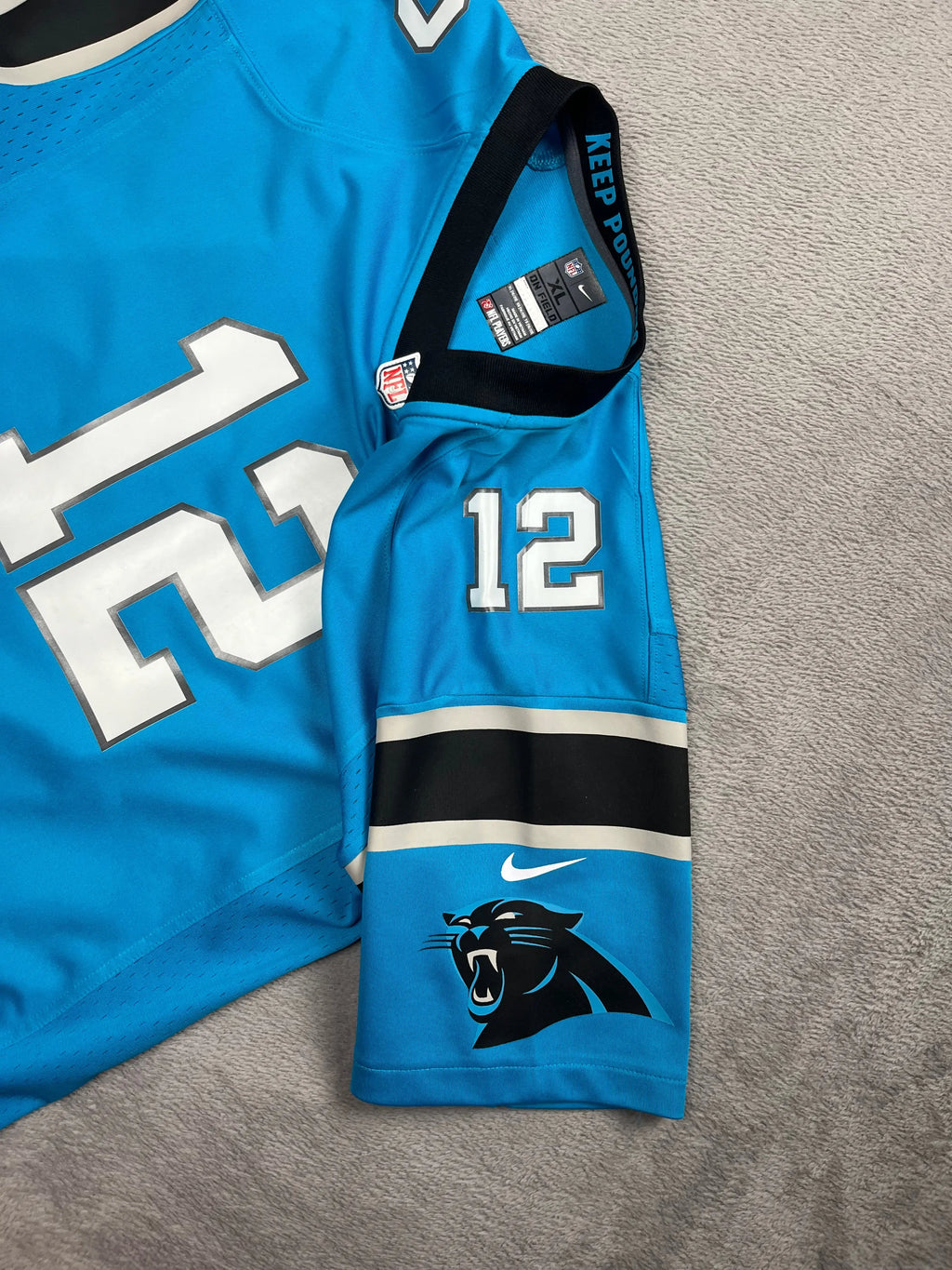 D.J Moore #12 - Carolina Panthers Alternate 2018-2020 - Nike (S) (XL Youth) - Maillot NFL Nike