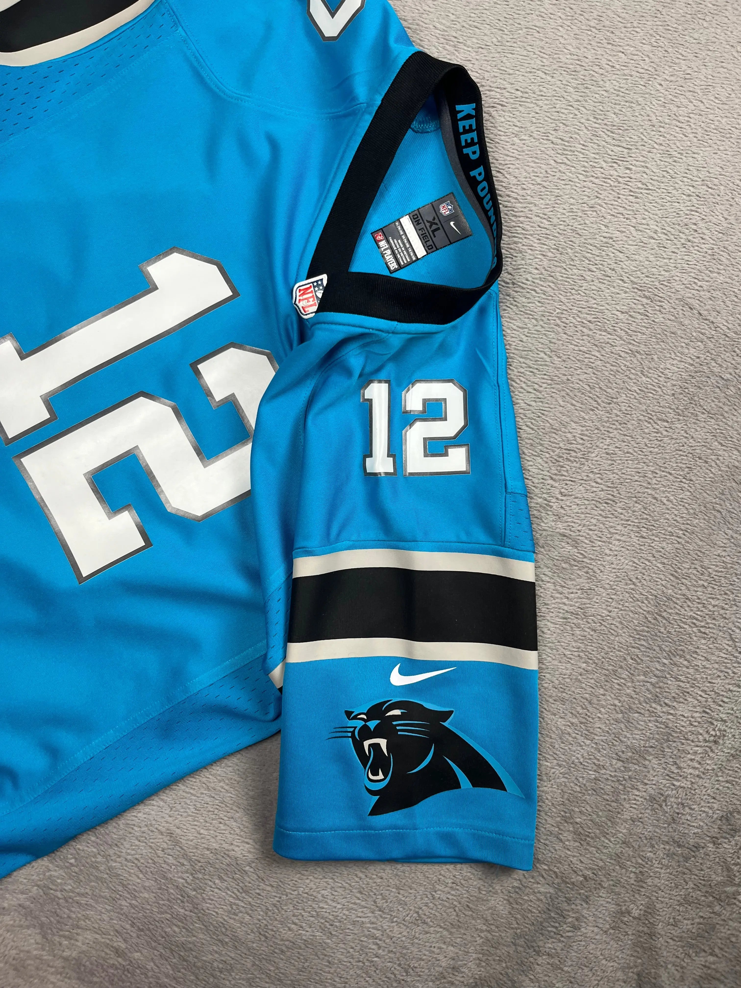 D.J Moore #12 - Carolina Panthers Alternate 2018-2020 - Nike (S) (XL Youth) - Maillot NFL Nike