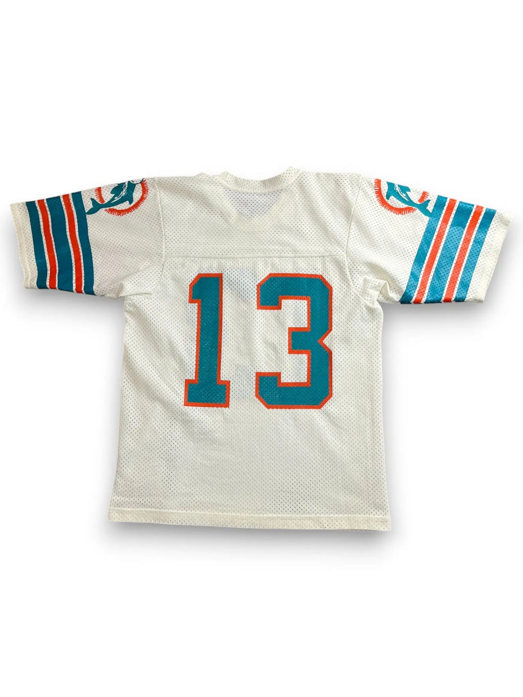 Dan Marino #13 - Miami Dolphins Home 1983-1986 - MacGregor Sand-Knit (M) - Maillot NFL Andwan Shop
