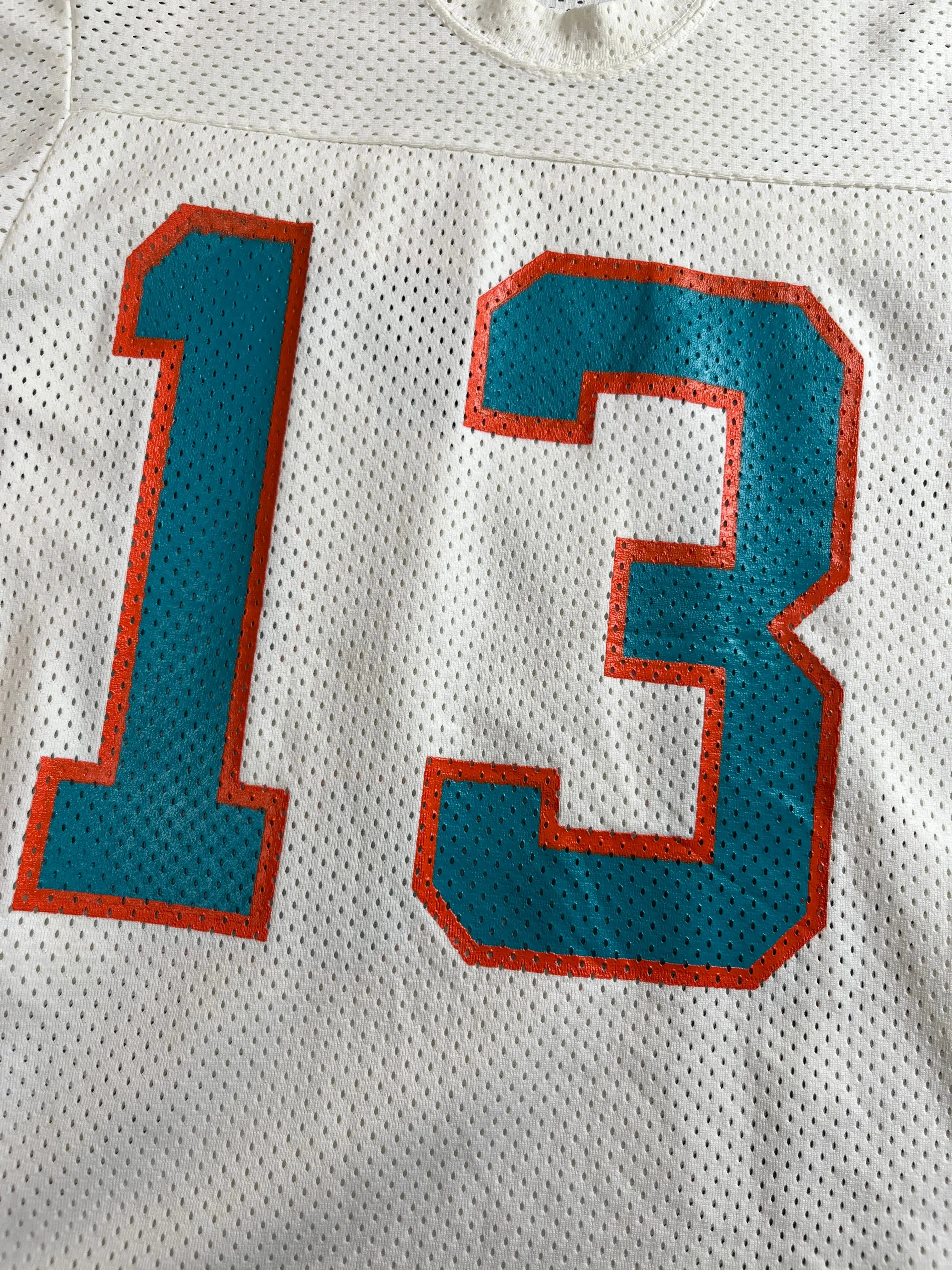 Dan Marino #13 - Miami Dolphins Home 1983-1986 - MacGregor Sand-Knit (M) - Maillot NFL Andwan Shop
