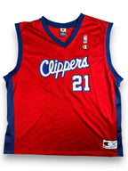 Darius Miles #21 - Los Angeles Clippers Away 2001-2002 - Champion (XL) - Maillot NBA