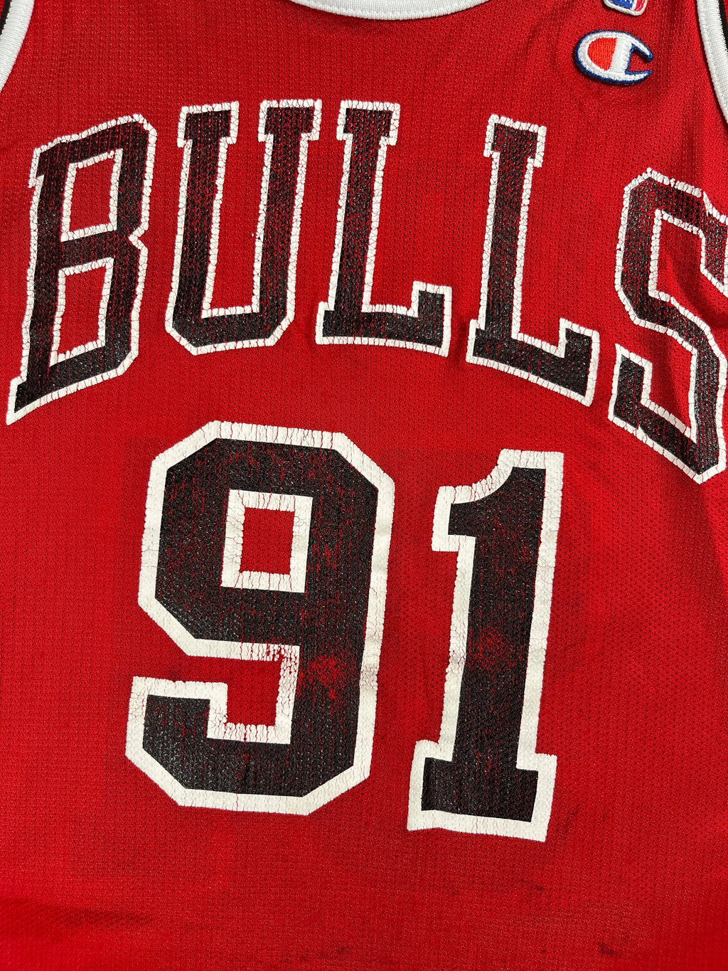 Dennis Rodman #91 - Chicago Bulls Home 1996-1998 - Champion (S) - Maillot NBA