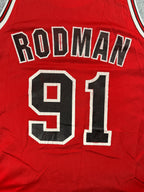 Dennis Rodman #91 - Chicago Bulls Home 1996-1998 - Champion (S) - Maillot NBA