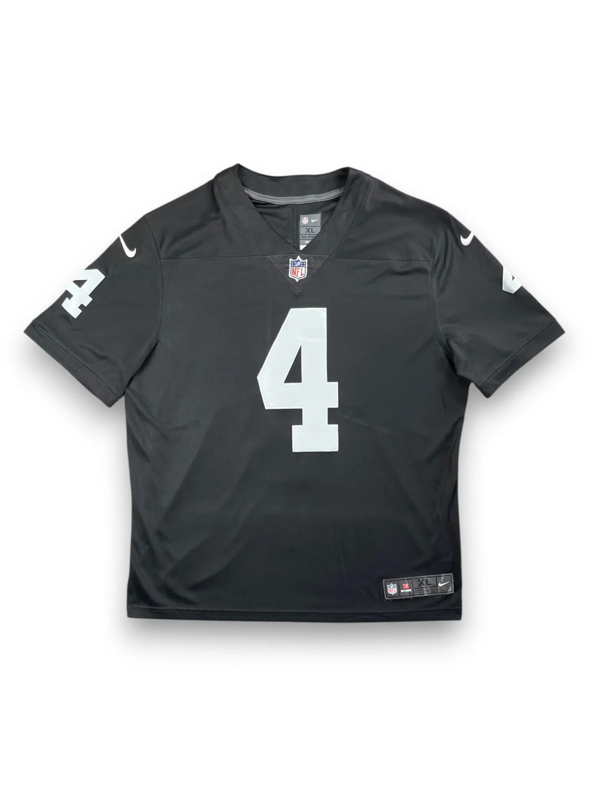 Derek Carr #4 - Oakland/Las Vegas Raiders Home 2014-2022 - Nike Limited (XL) - Maillot NFL
