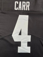 Derek Carr #4 - Oakland/Las Vegas Raiders Home 2014-2022 - Nike Limited (XL) - Maillot NFL