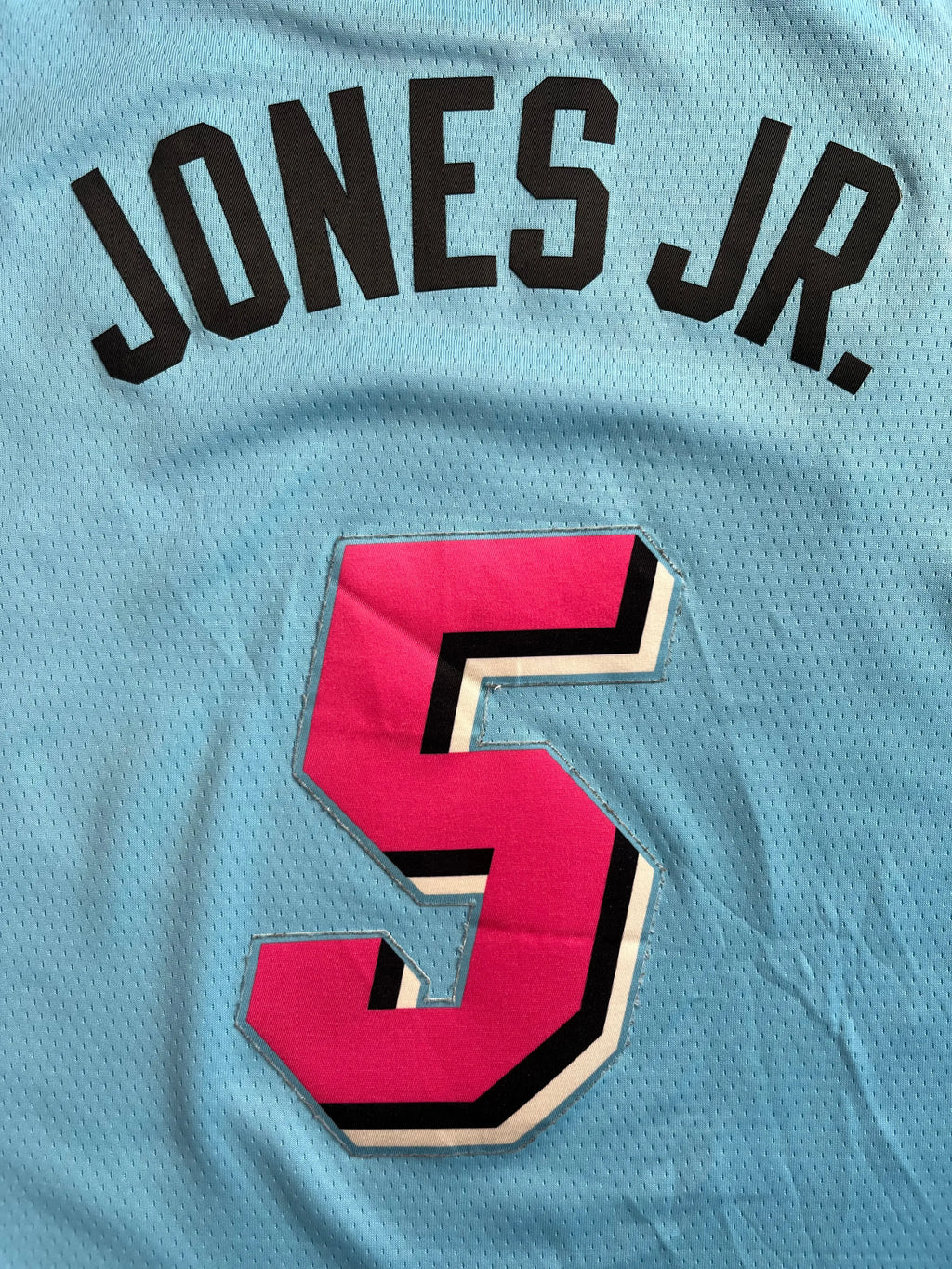 Derrick Jones Jr. #5 - Miami Heat City Vice 2019-2020 - Nike (L) - Maillot NBA Andwan Shop