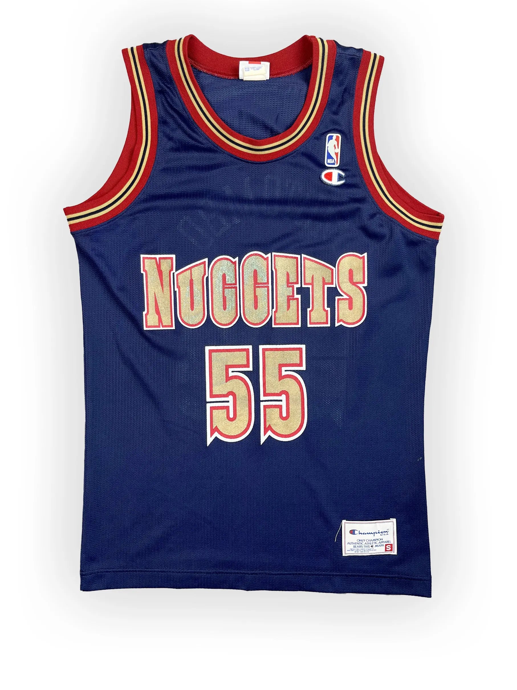 Dikembe Mutombo #55 - Denver Nuggets Away 1994-1996 - Champion (S) - Maillot NBA Champion