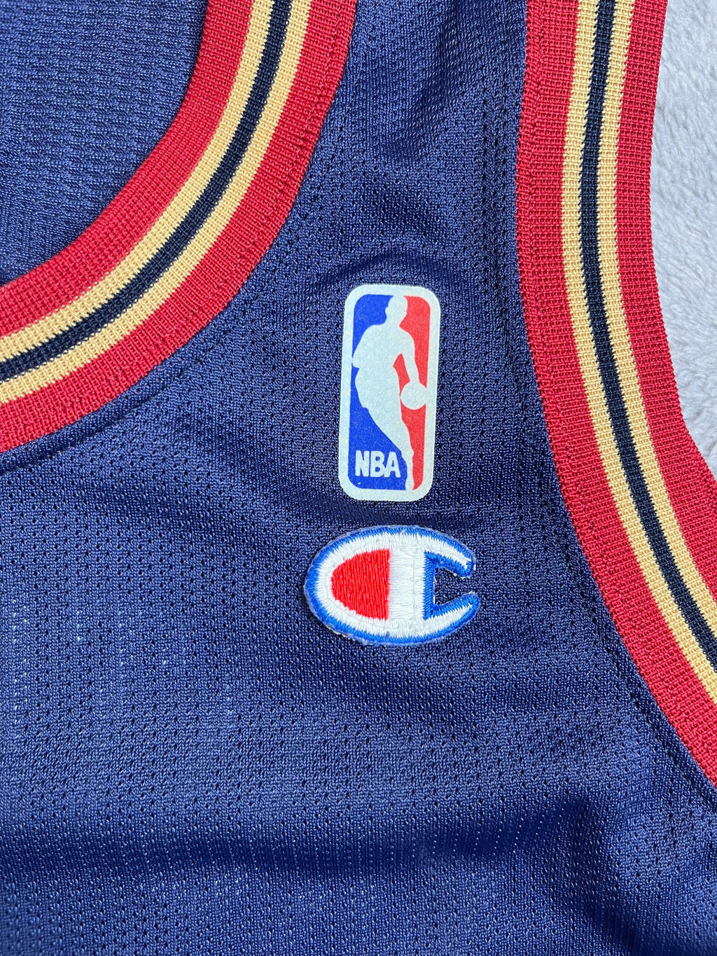 Dikembe Mutombo #55 - Denver Nuggets Away 1994-1996 - Champion (S) - Maillot NBA Champion