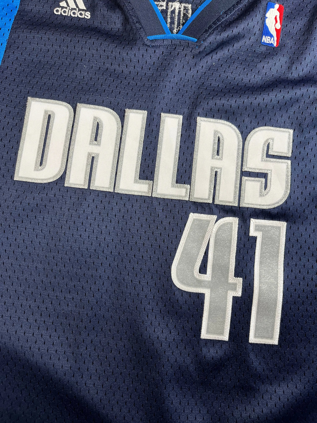 Dirk Nowitzki - Dallas Mavericks Away 2002-2010 - Adidas (XXL) - Maillot NBA