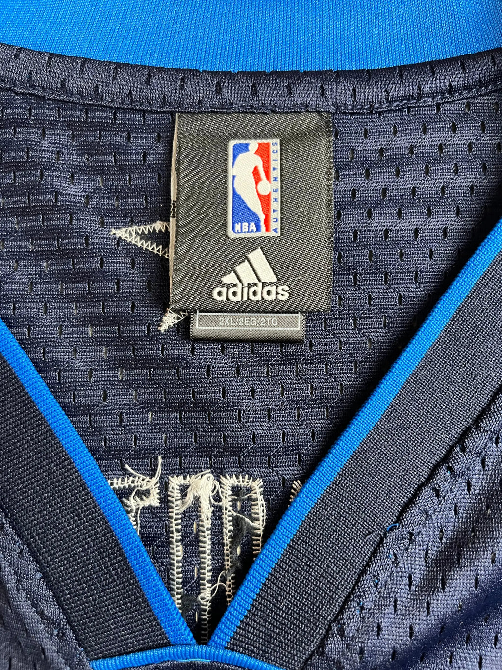 Dirk Nowitzki - Dallas Mavericks Away 2002-2010 - Adidas (XXL) - Maillot NBA Adidas