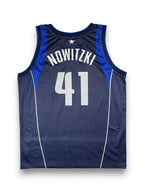 Dirk Nowitzki #41 - Dallas Mavericks Away 2002-2010 - Champion (XXL) - Maillot NBA