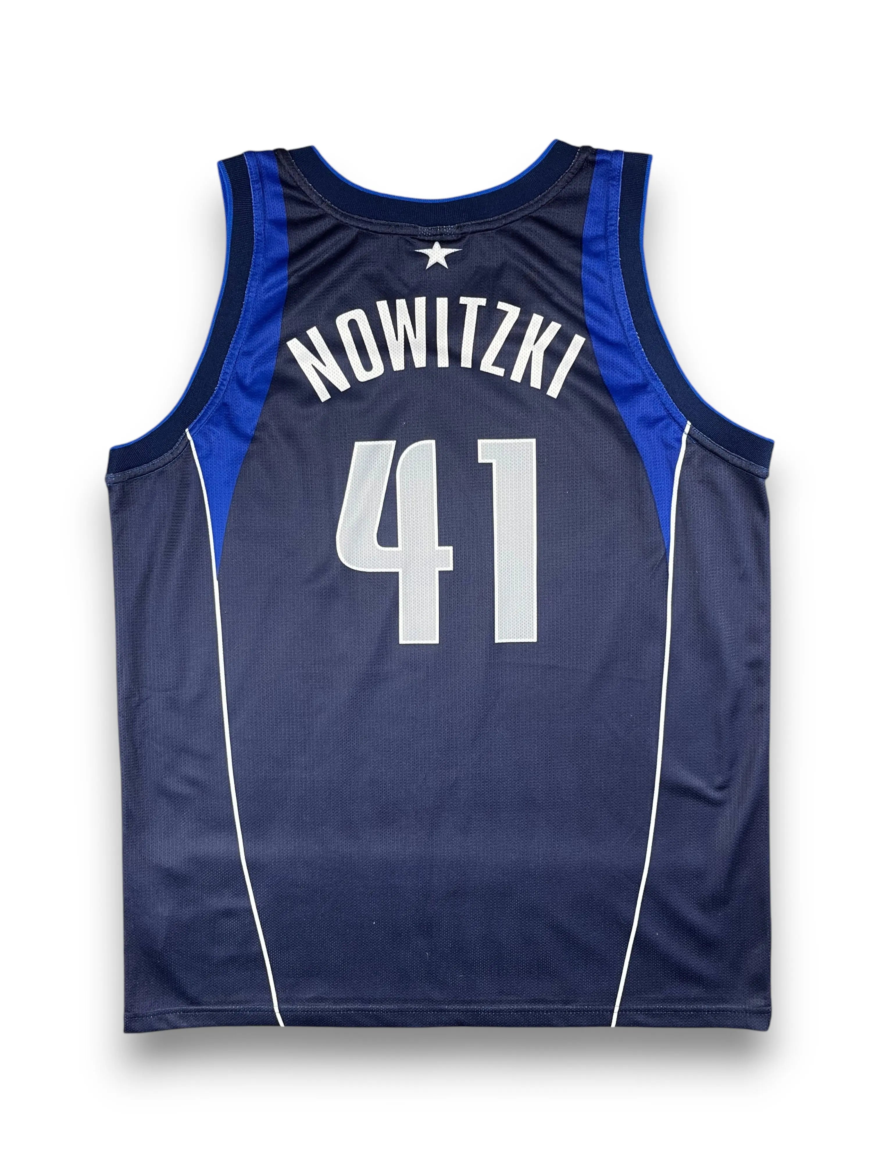 Dirk Nowitzki #41 - Dallas Mavericks Away 2002-2010 - Champion (XXL) - Maillot NBA