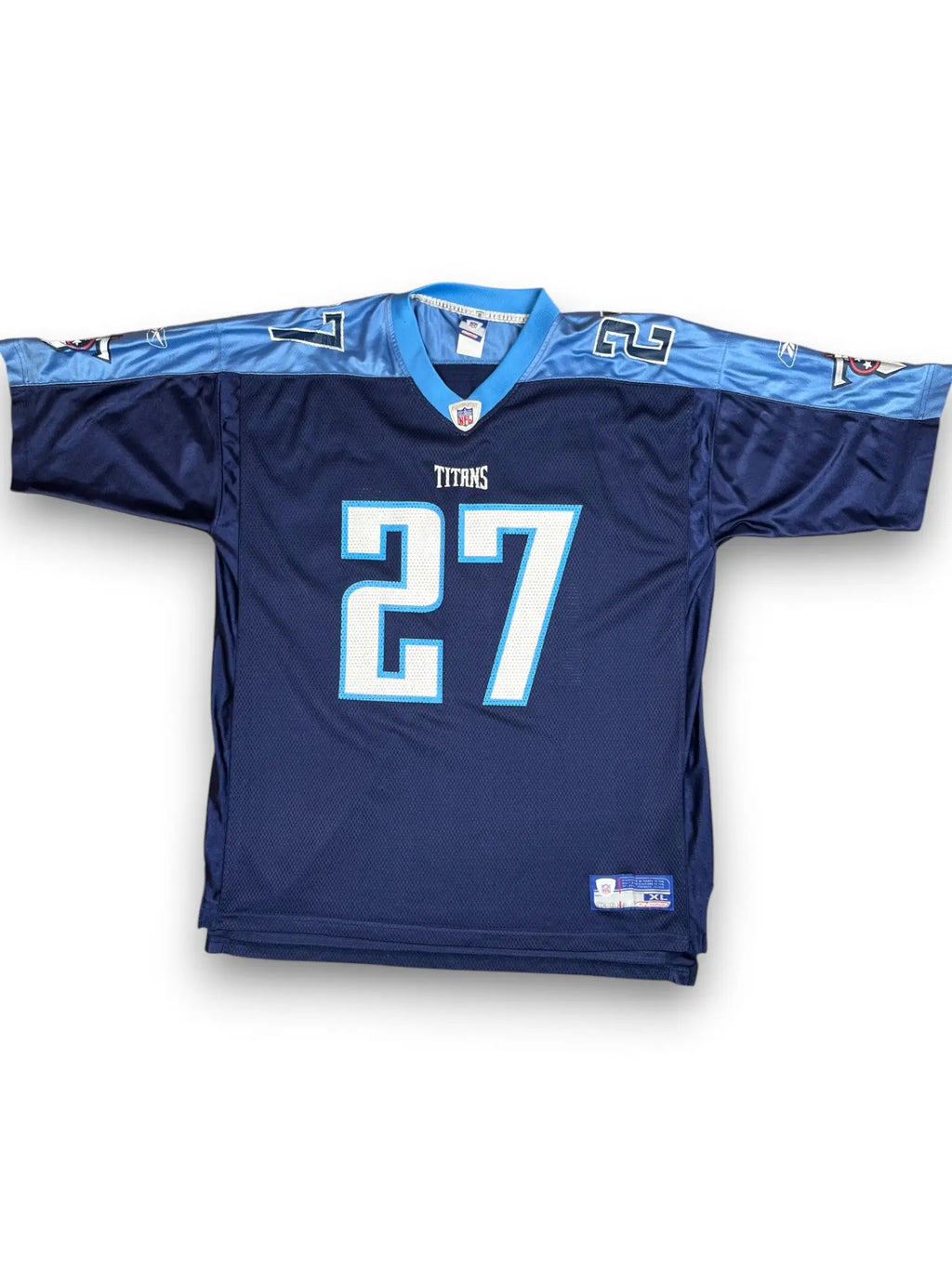 Eddie George #27 - Tennessee Titans Home 2001-2003 - Reebok (XL) - Maillot NFL Reebok