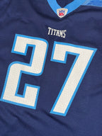 Eddie George #27 - Tennessee Titans Home 2001-2003 - Reebok (XL) - Maillot NFL Reebok