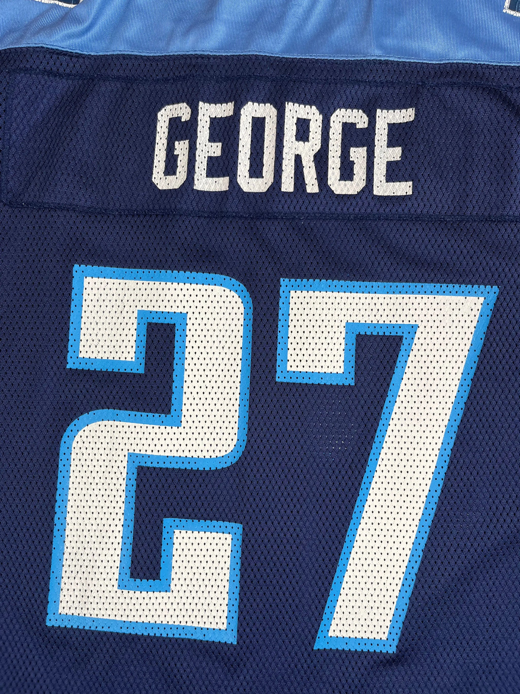 Eddie George #27 - Tennessee Titans Home 2001-2003 - Reebok (XL) - Maillot NFL Reebok