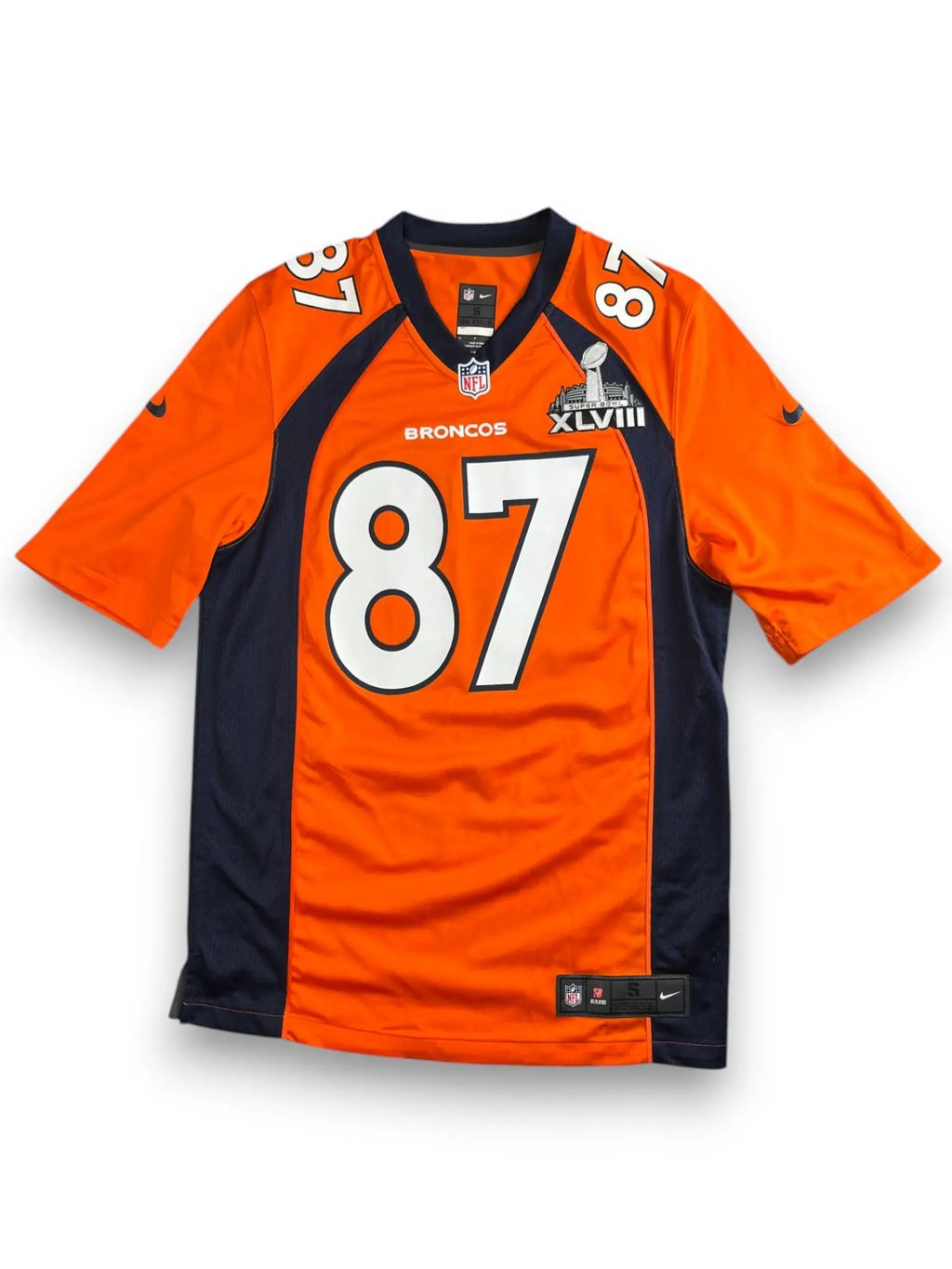 Eric Decker #87 - Denver Broncos Home 2013 SUPER BOWL XLVIII - Nike (S) - Maillot NFL