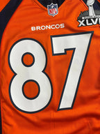 Eric Decker #87 - Denver Broncos Home 2013 SUPER BOWL XLVIII - Nike (S) - Maillot NFL