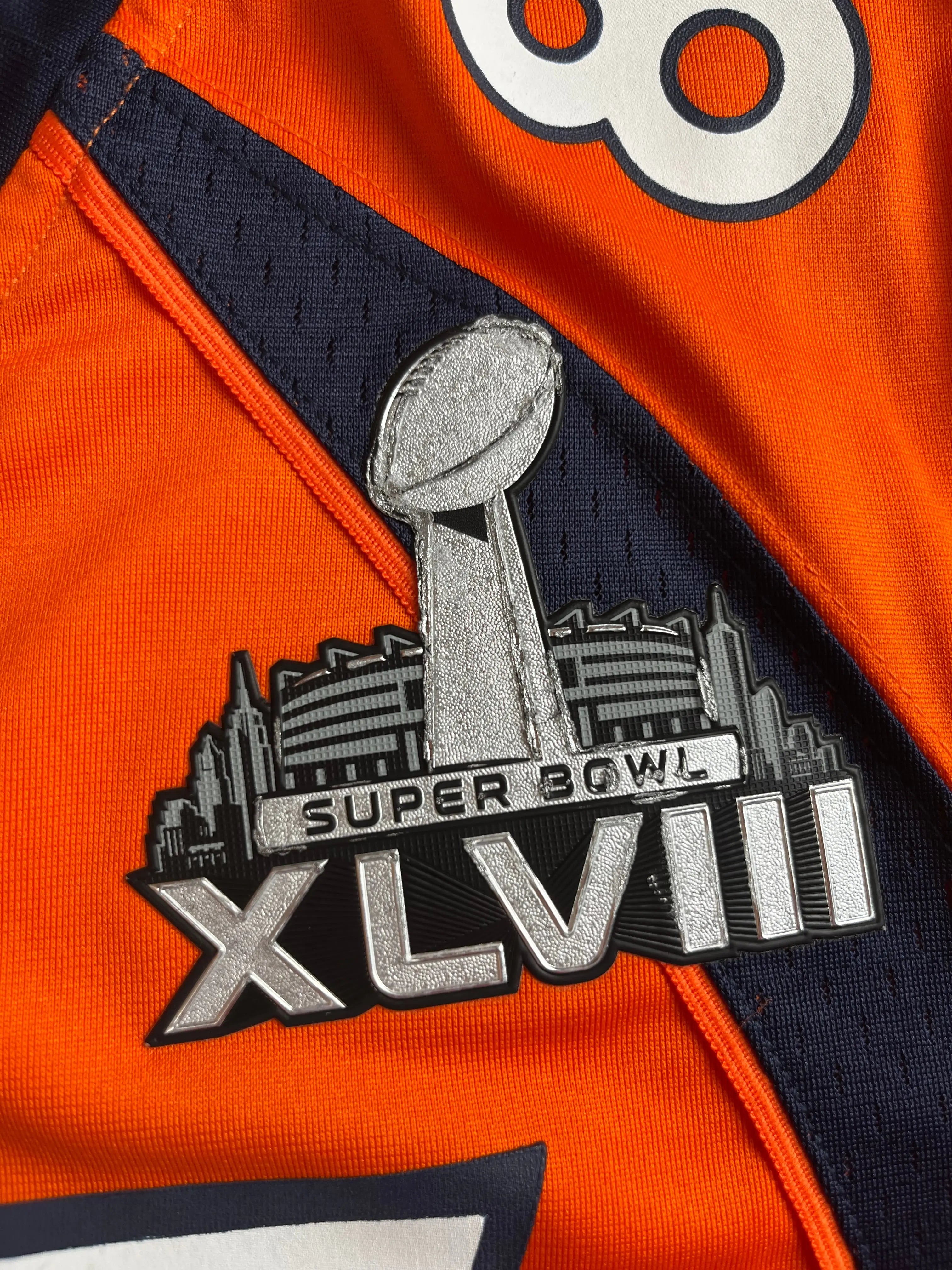 Eric Decker #87 - Denver Broncos Home 2013 SUPER BOWL XLVIII - Nike (S) - Maillot NFL