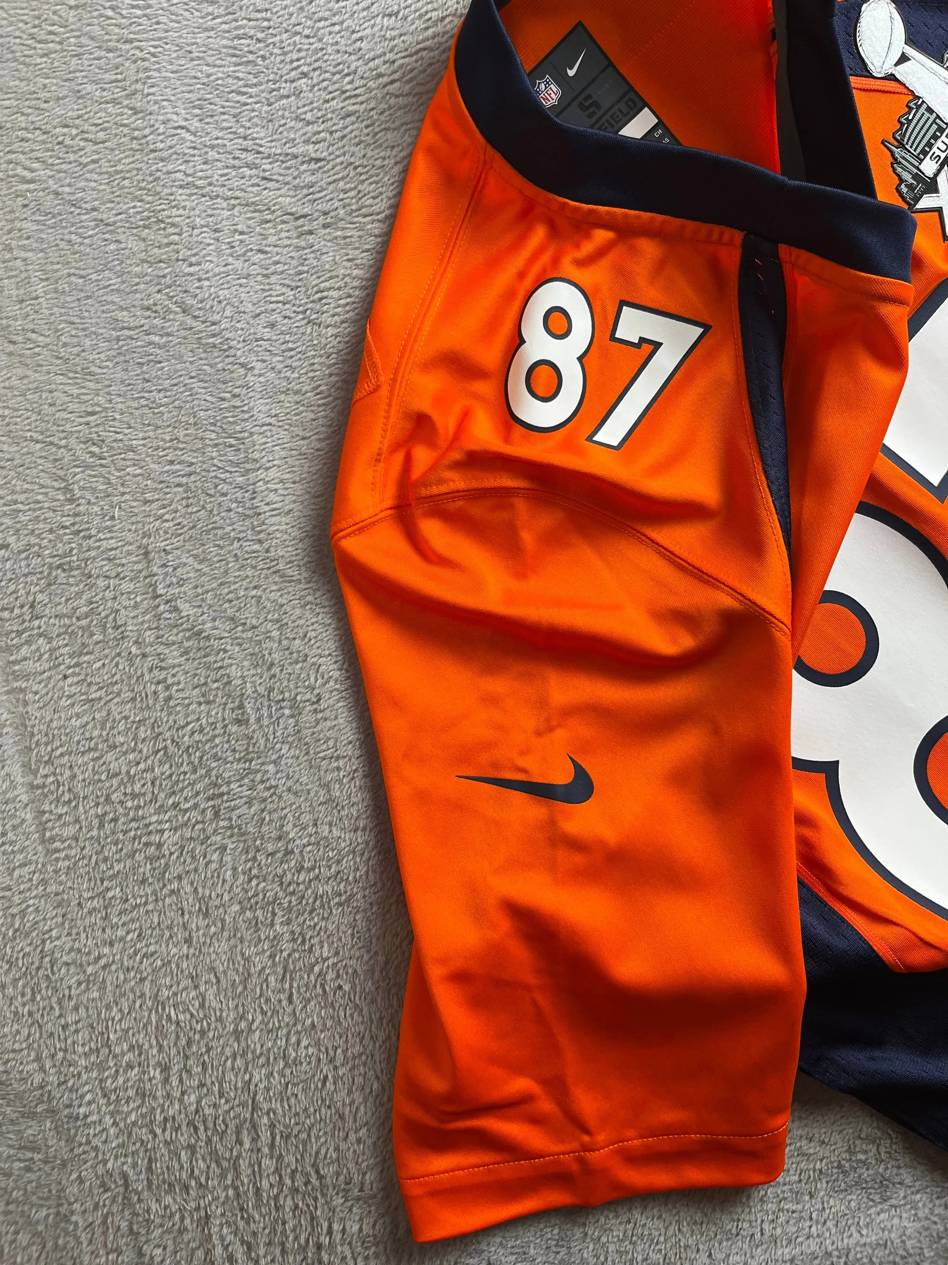 Eric Decker #87 - Denver Broncos Home 2013 SUPER BOWL XLVIII - Nike (S) - Maillot NFL