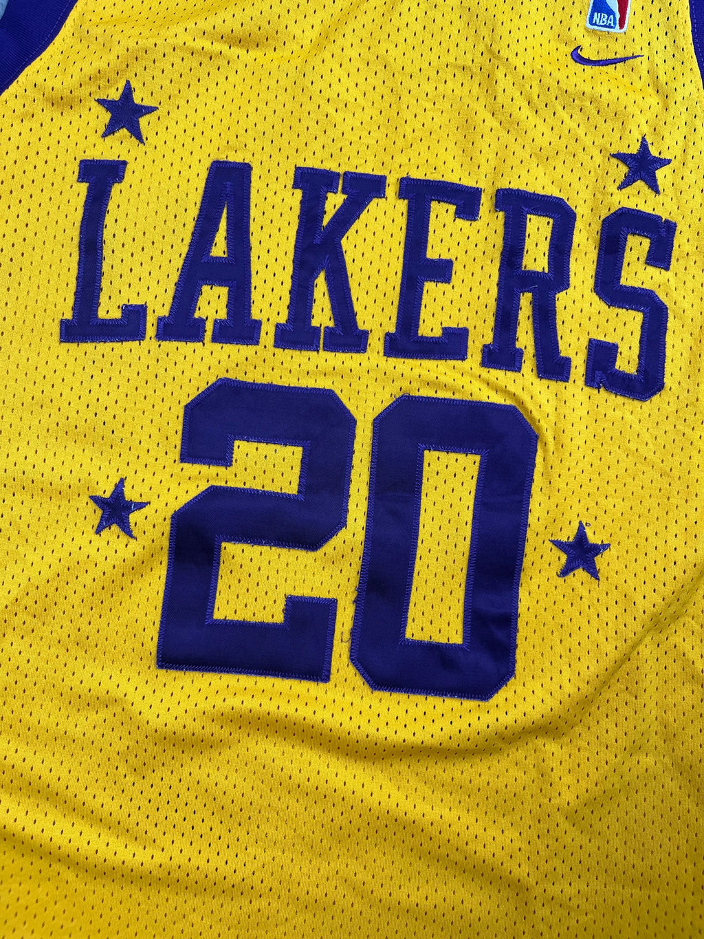 Gary Payton #20 - Los Angeles Lakers 2004 - Nike Rewind (L) - Maillot NBA
