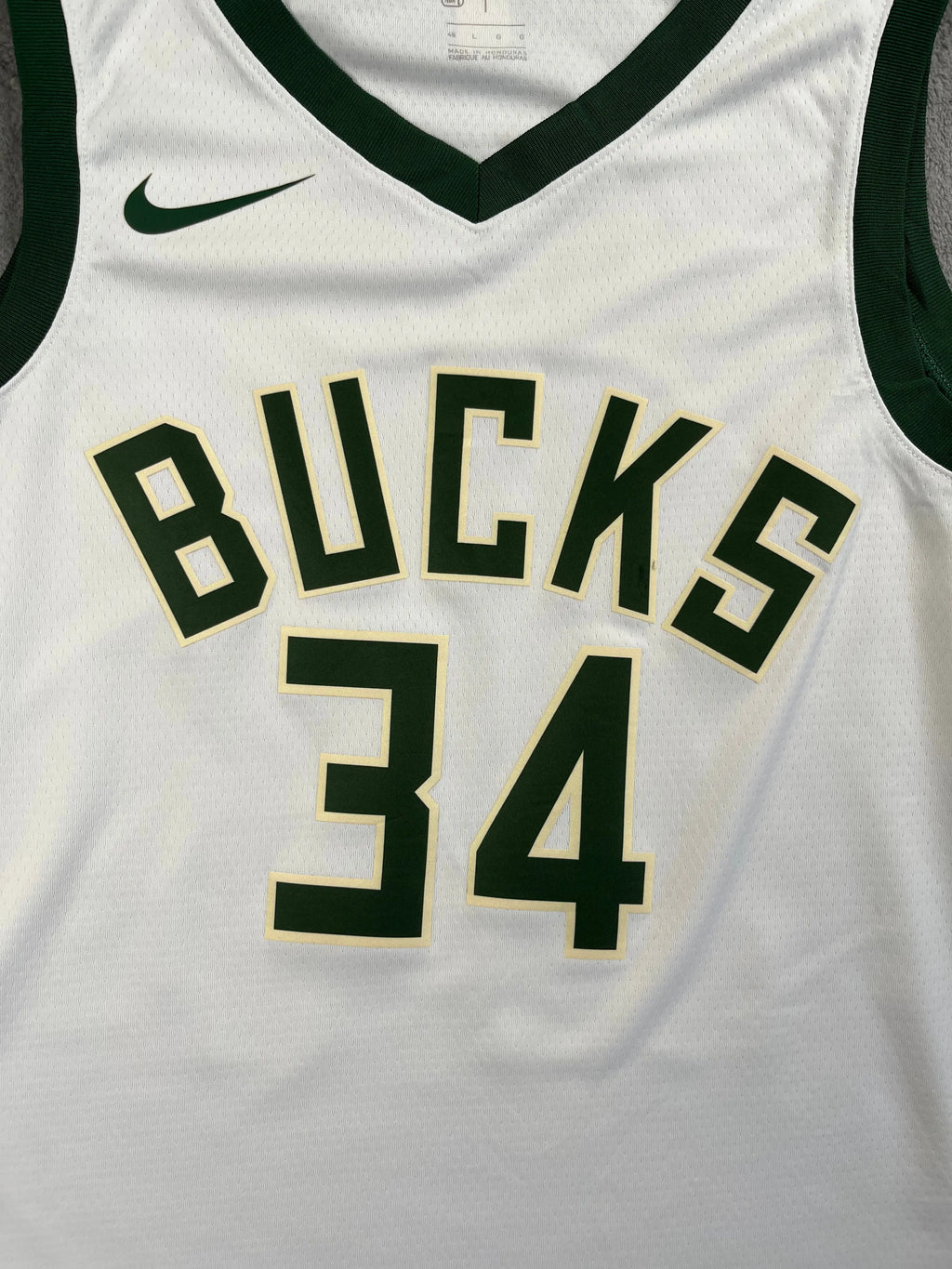 Giannis Antetokounmpo #34 - Milwaukee Bucks Association 2017-2025 - Nike (L) - Maillot NBA