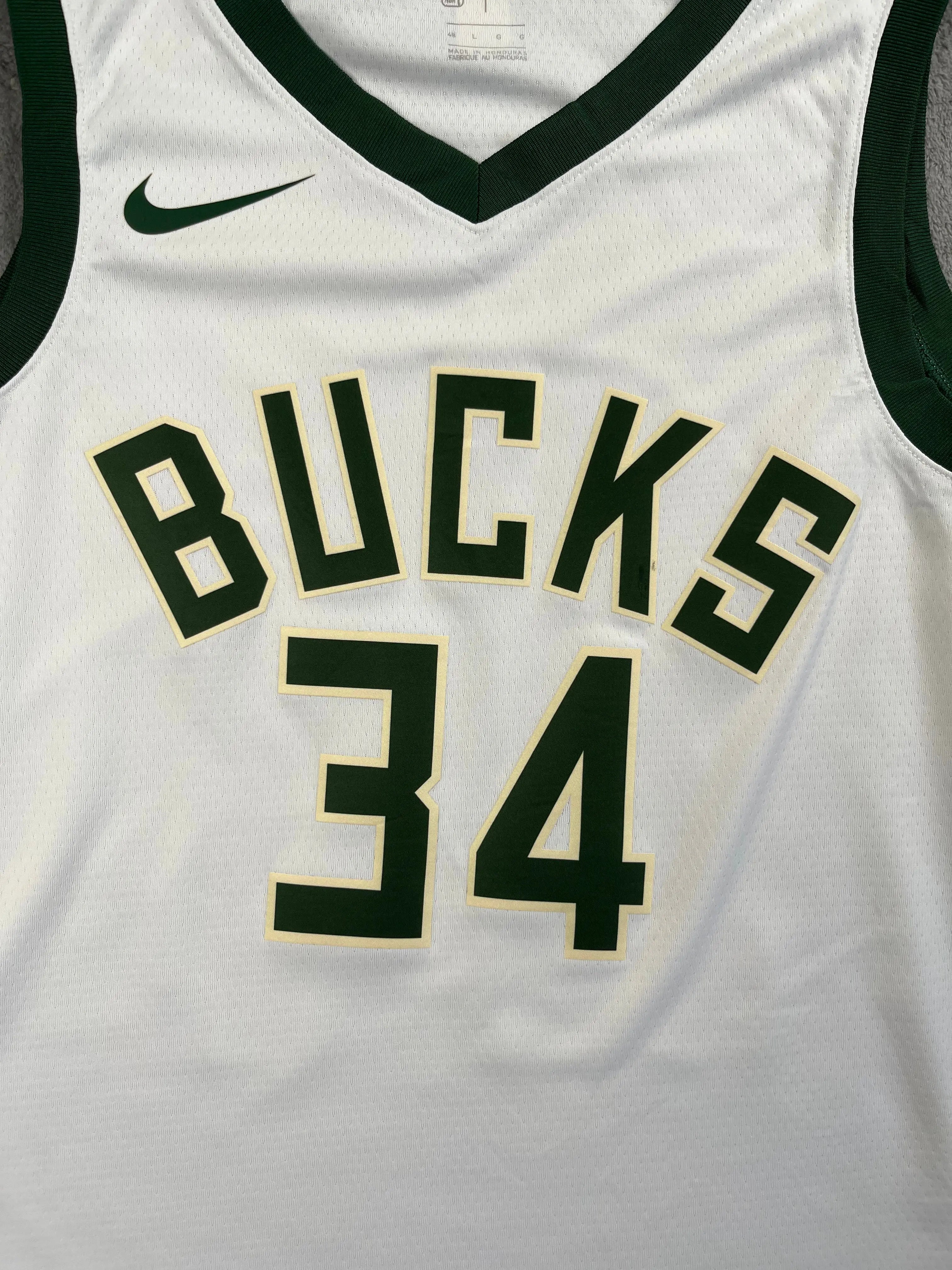 Giannis Antetokounmpo #34 - Milwaukee Bucks Association 2017-2025 - Nike (L) - Maillot NBA
