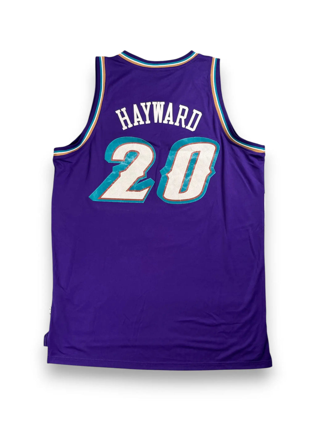 Gordon Hayward #20 - Utah Jazz Hardwood Classics - Adidas Throwback (XXL) - Maillot NBA