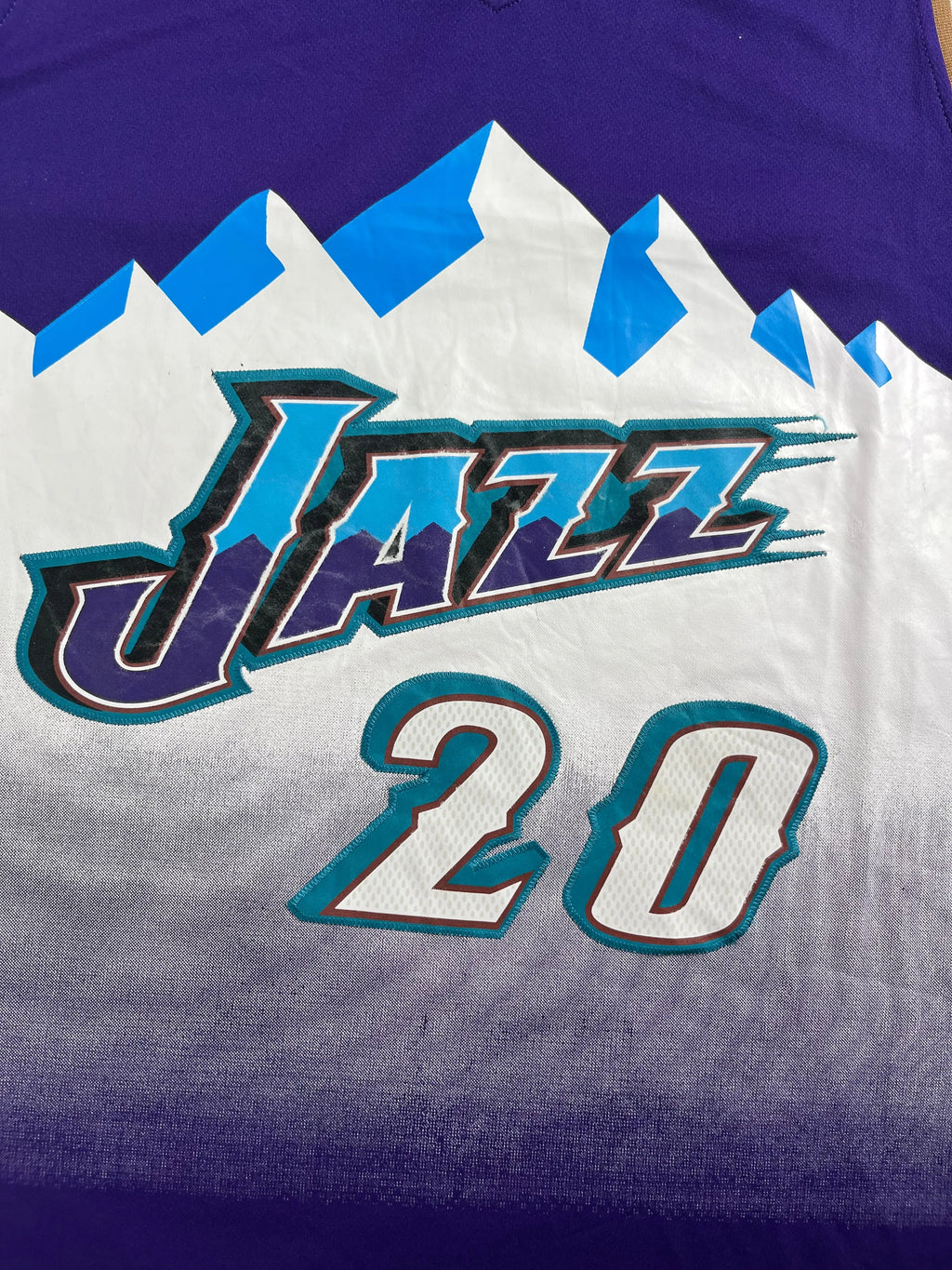 Gordon Hayward #20 - Utah Jazz Hardwood Classics - Adidas Throwback (XXL) - Maillot NBA