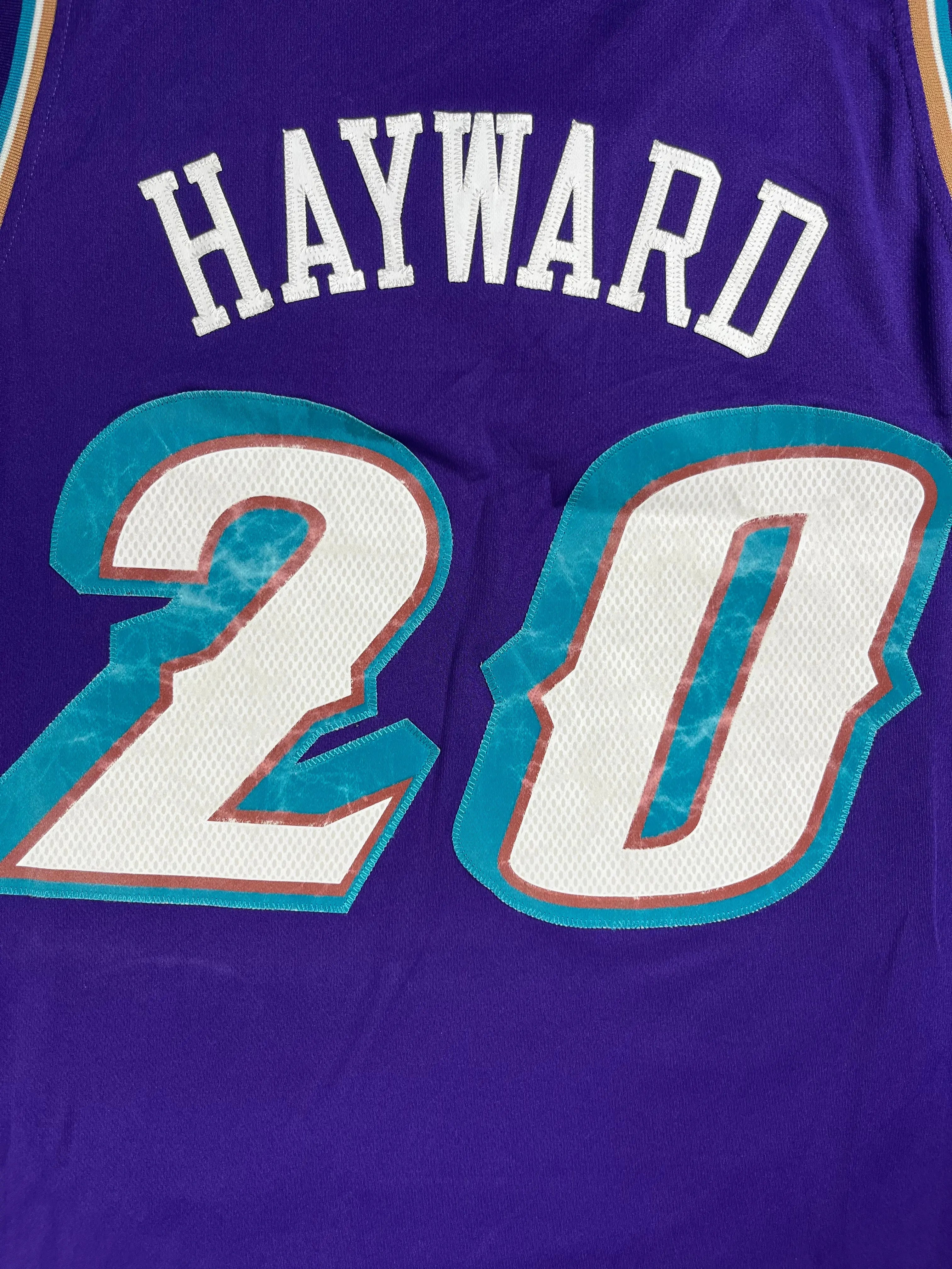Gordon Hayward #20 - Utah Jazz Hardwood Classics - Adidas Throwback (XXL) - Maillot NBA