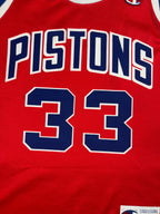 Grant Hill #33 - Detroit Pistons Alternate 1995-1996 - Champion (S) - Maillot NBA