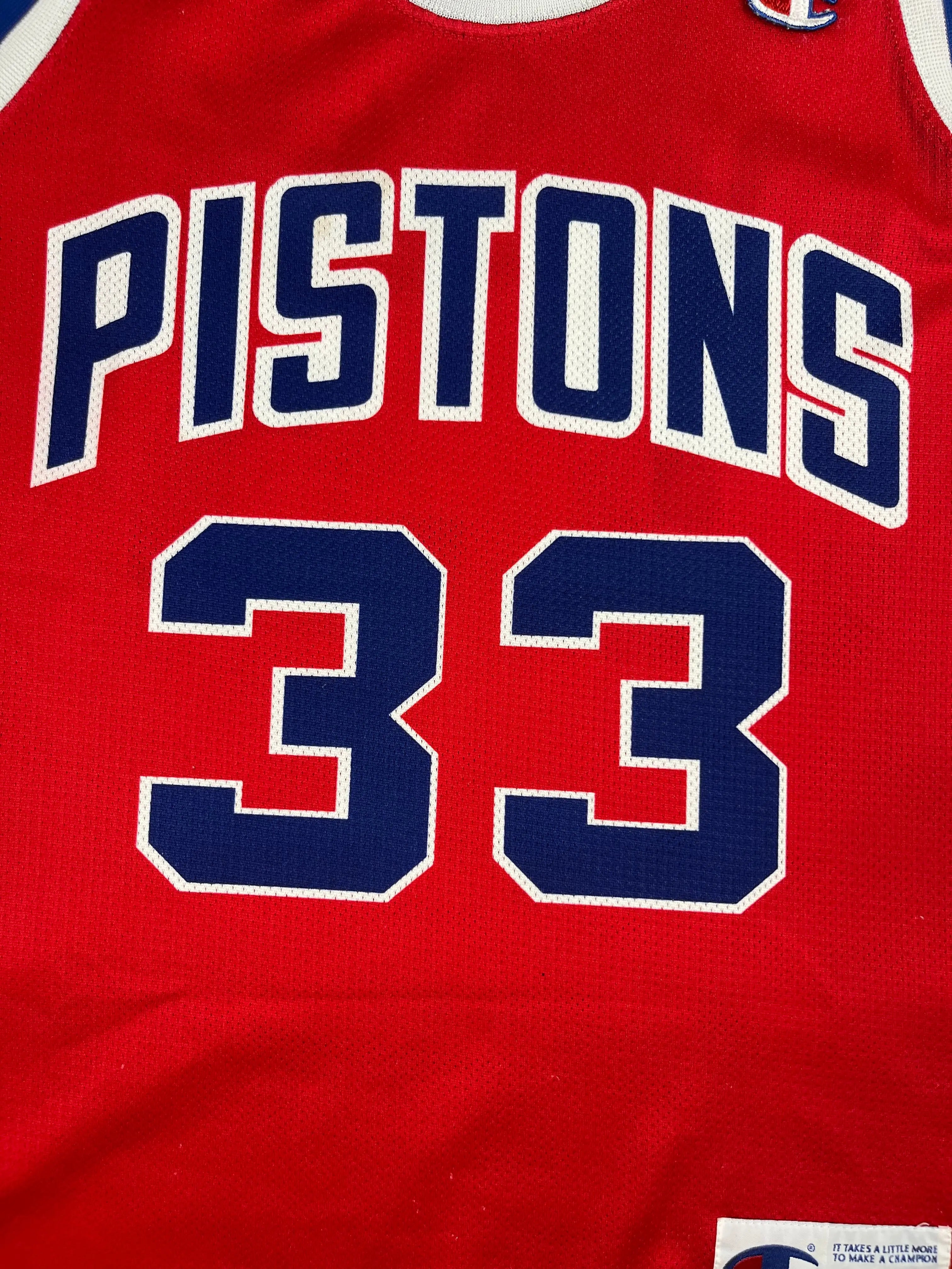 Grant Hill #33 - Detroit Pistons Alternate 1995-1996 - Champion (S) - Maillot NBA