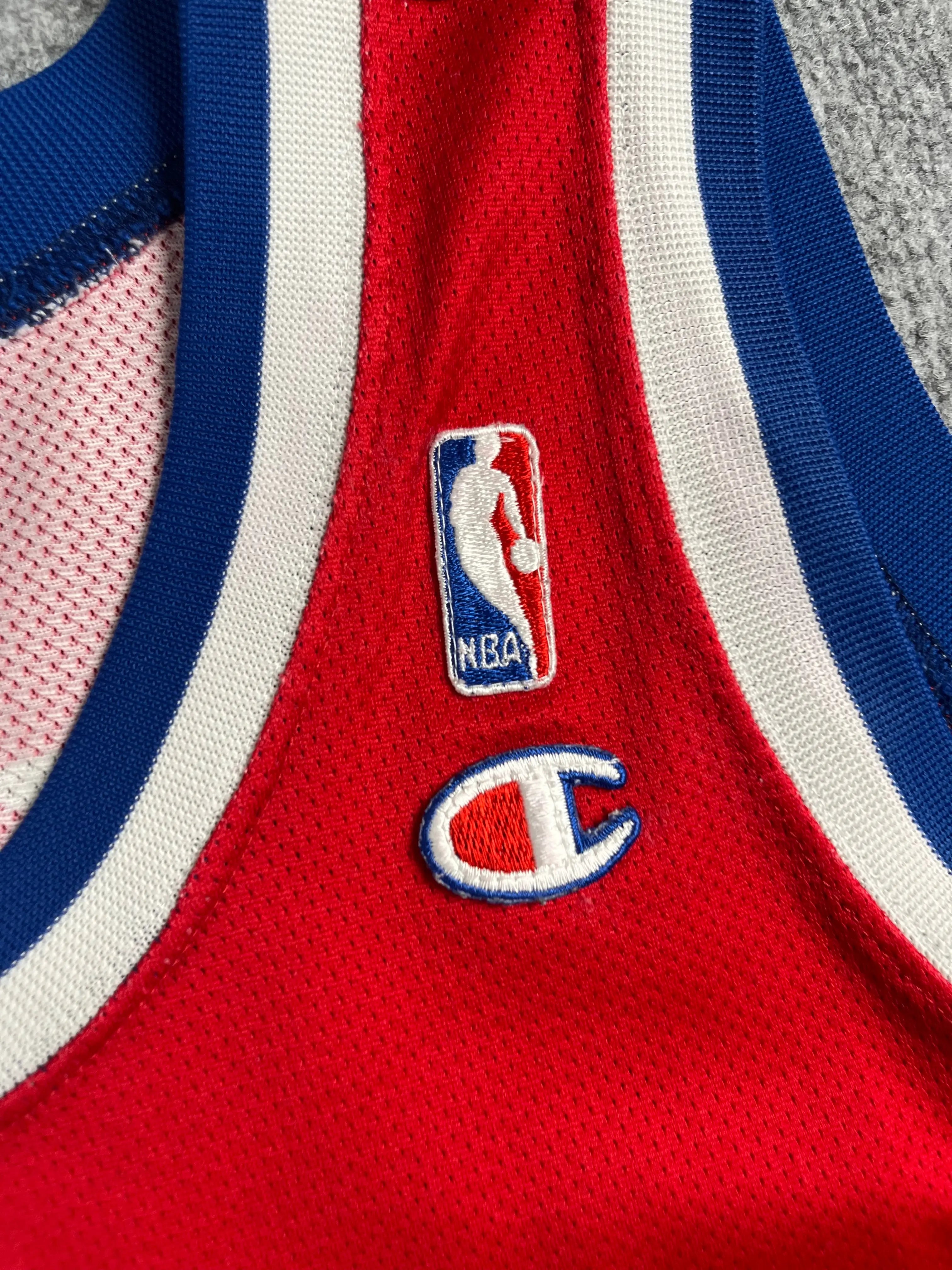 Grant Hill #33 - Detroit Pistons Alternate 1995-1996 - Champion (S) - Maillot NBA