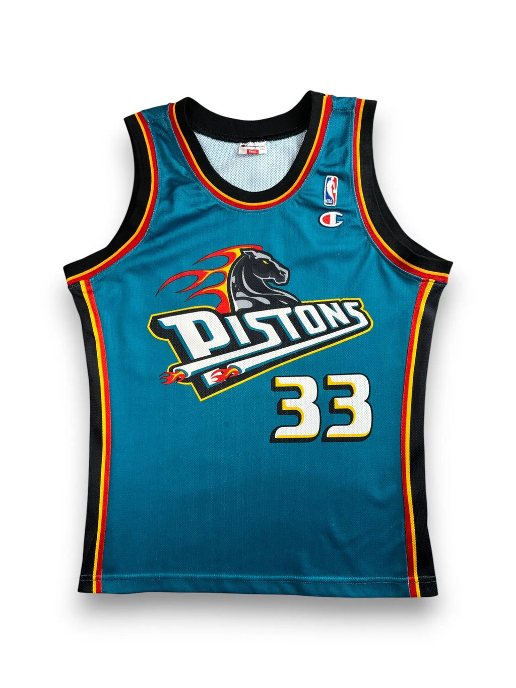 Grant Hill #33 - Detroit Pistons Away 1997-2000 - Champion (S) - Maillot NBA