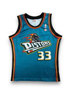 Grant Hill #33 - Detroit Pistons Away 1997-2000 - Champion (S) - Maillot NBA