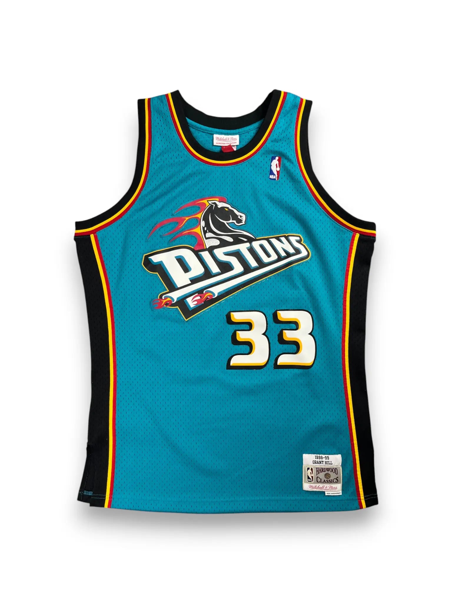 Grant Hill #33 - Detroit Pistons Away 1997-2000 - Mitchell & Ness (L) - Maillot NBA