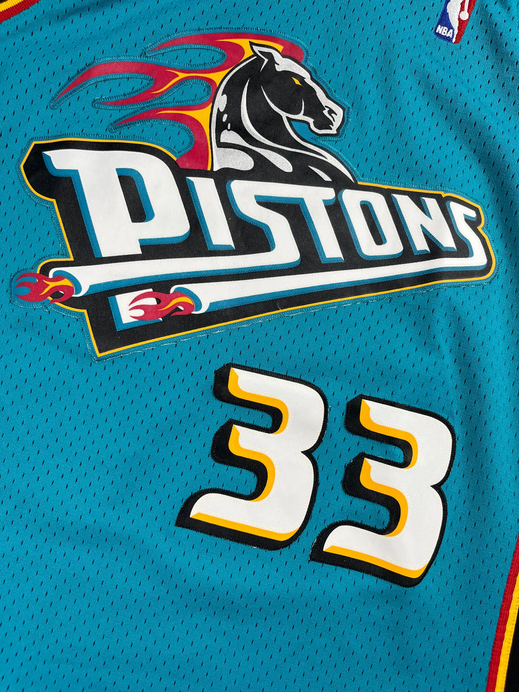 Grant Hill #33 - Detroit Pistons Away 1997-2000 - Mitchell & Ness (L) - Maillot NBA