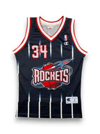 Hakeem Olajuwon #34 - Houston Rockets Away 1996-2001 - Champion (S) - Maillot NBA