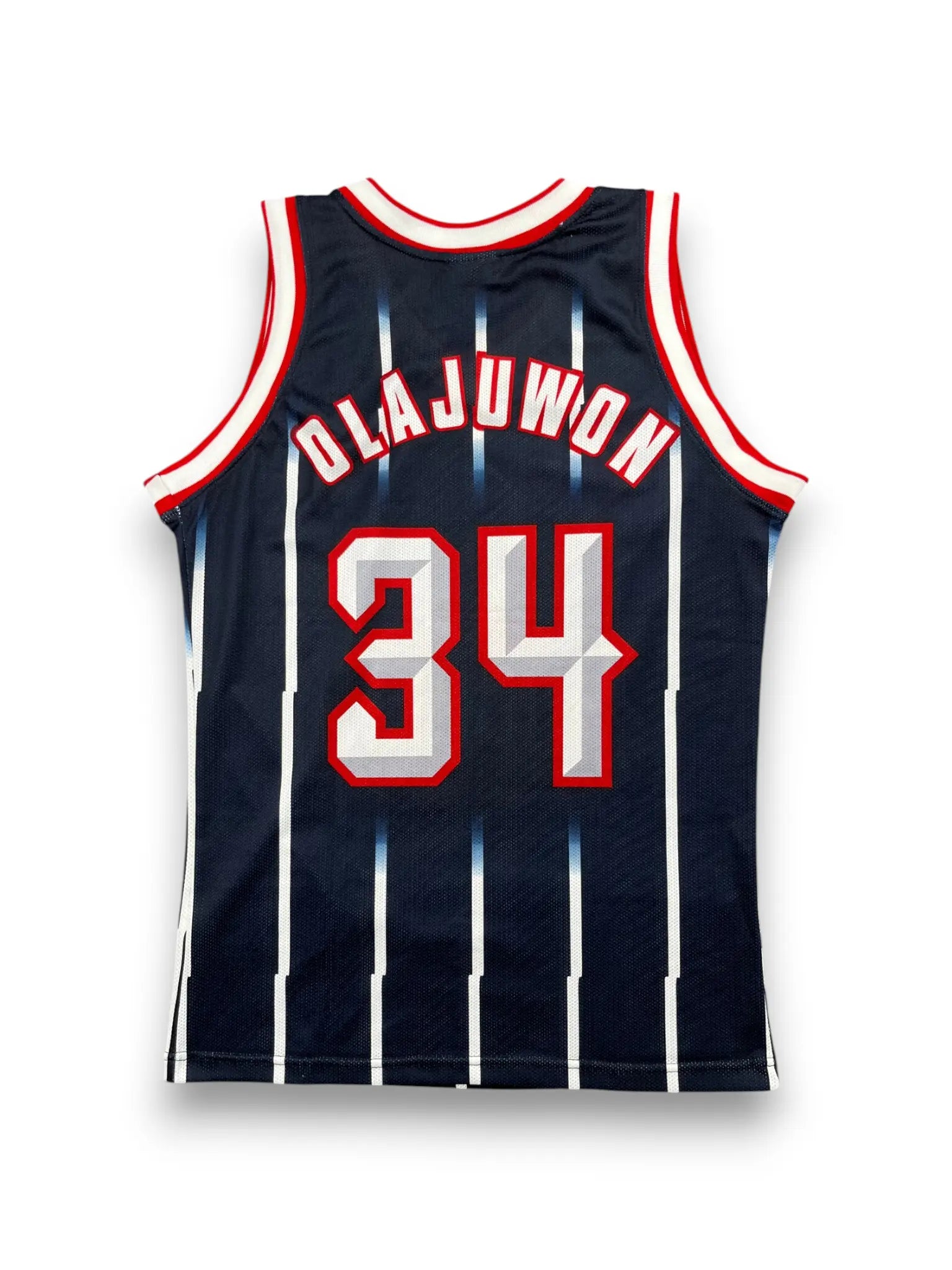 Hakeem Olajuwon #34 - Houston Rockets Away 1996-2001 - Champion (S) - Maillot NBA