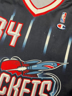 Hakeem Olajuwon #34 - Houston Rockets Away 1996-2001 - Champion (XL) - Maillot NBA Champion