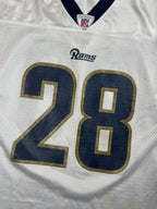 Marshall Faulk #28- Saint-Louis Rams Away 1999-2005 - Reebok (XL) Reebok