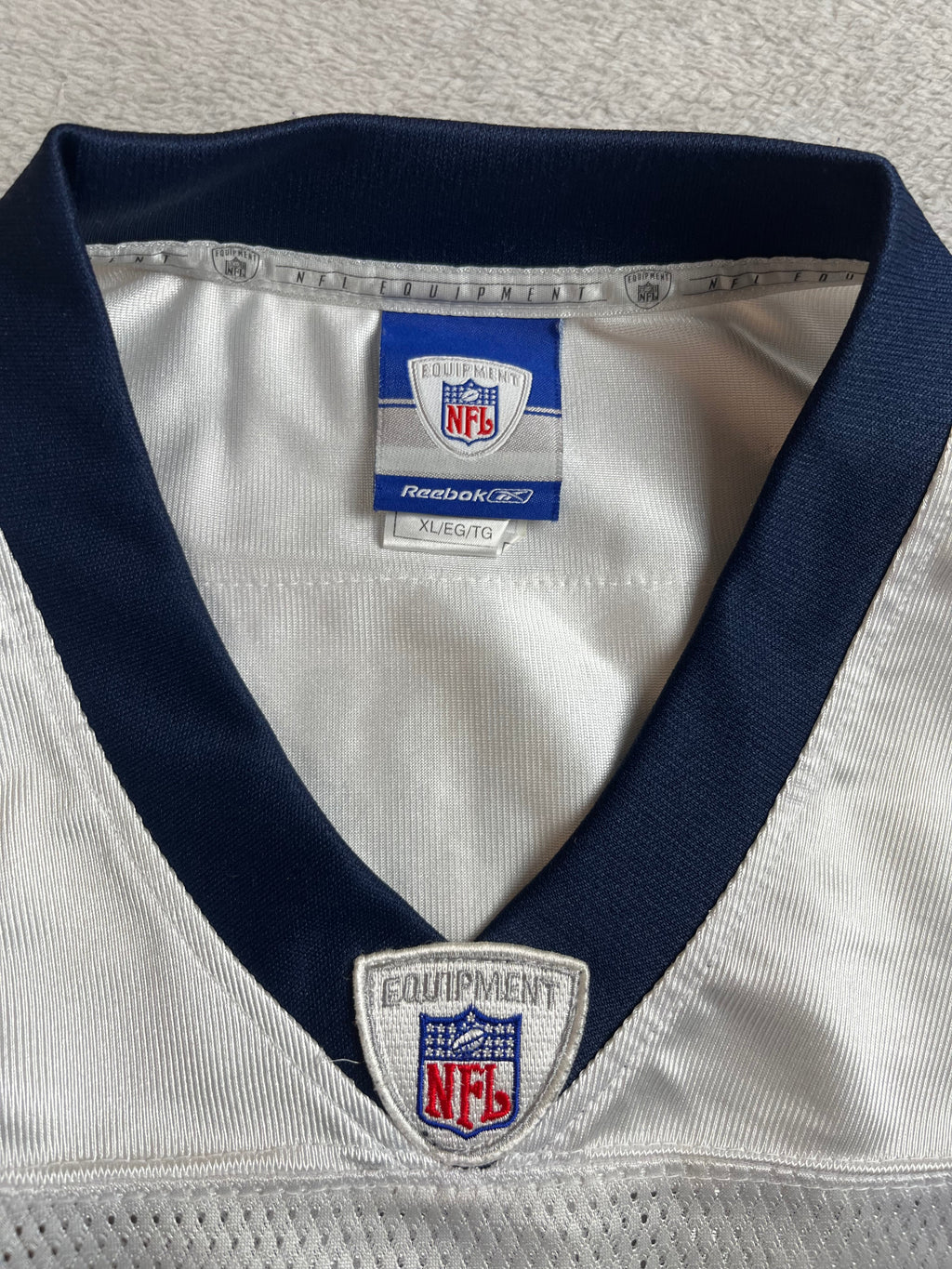 Marshall Faulk #28- Saint-Louis Rams Away 1999-2005 - Reebok (XL) Reebok