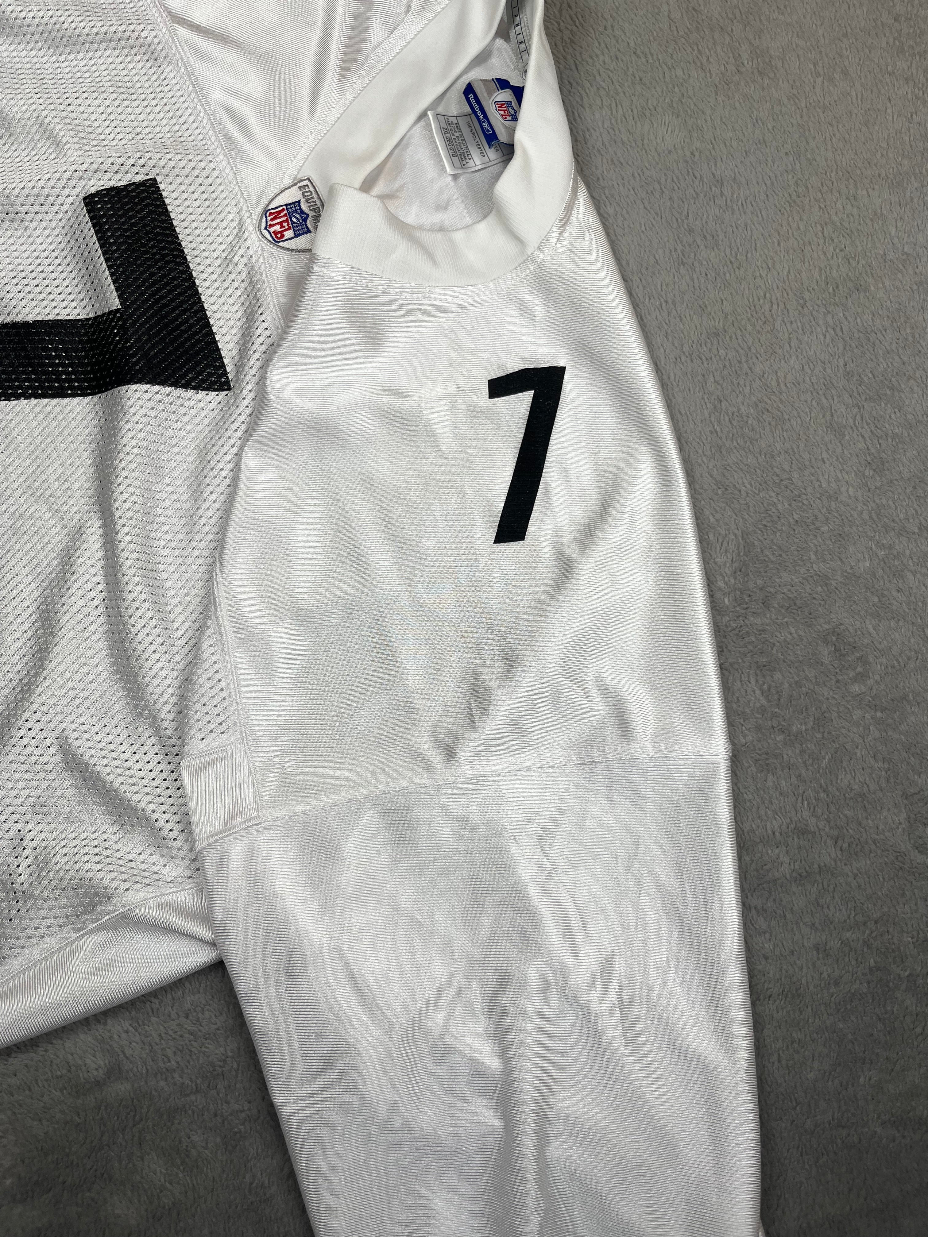 Ben Roethlisberger #7- Pittsburgh Steelers Away 2004-2011 - Reebok (XXL) Reebok